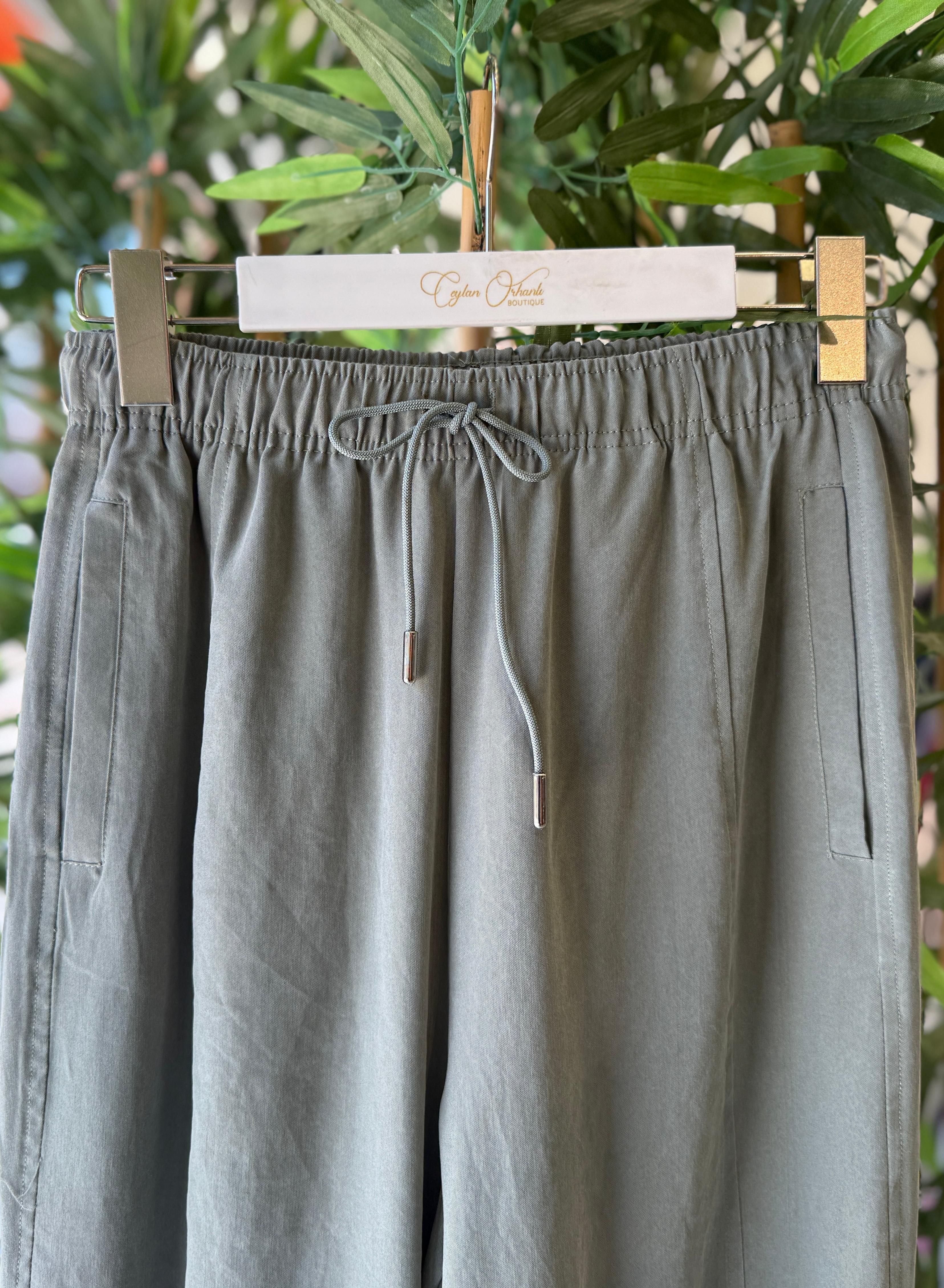LİTTLE KONİK PANTOLON - HAKİ