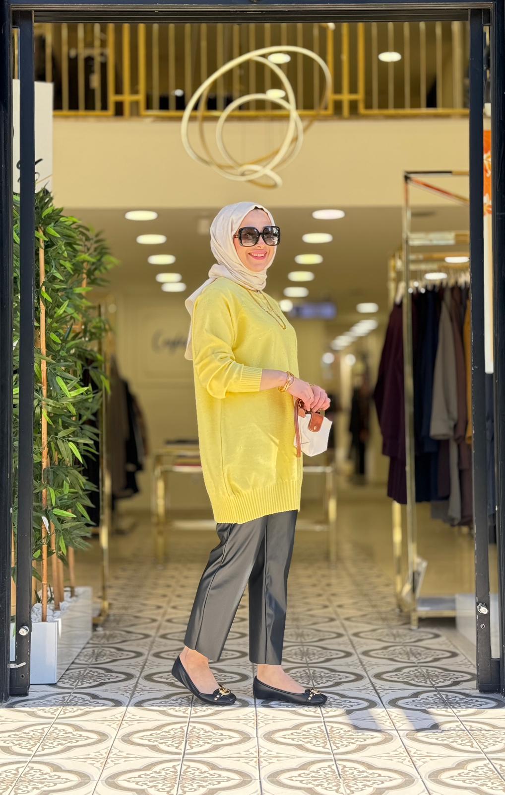 MİST TRİKO TUNİK - SARI