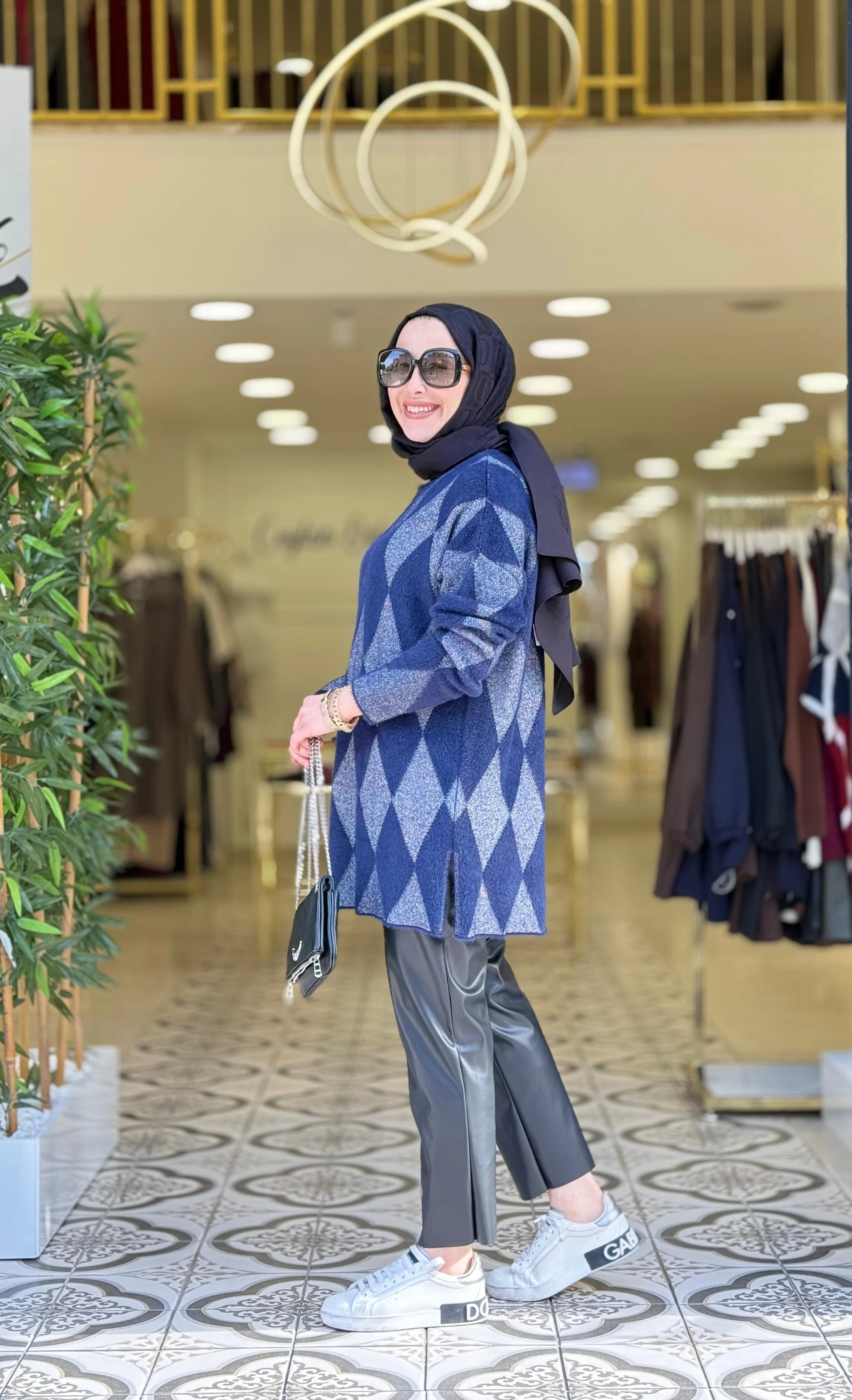 ASNA TRİKO TUNİK - LACİVERT