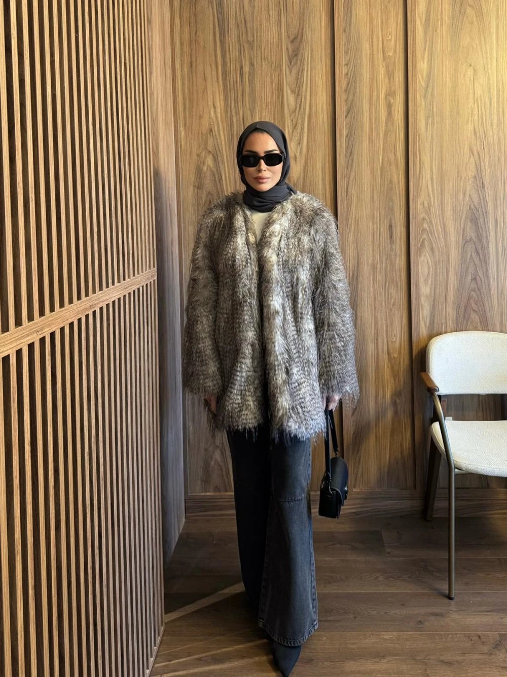 MERWİSH KÜRK - KAHVE