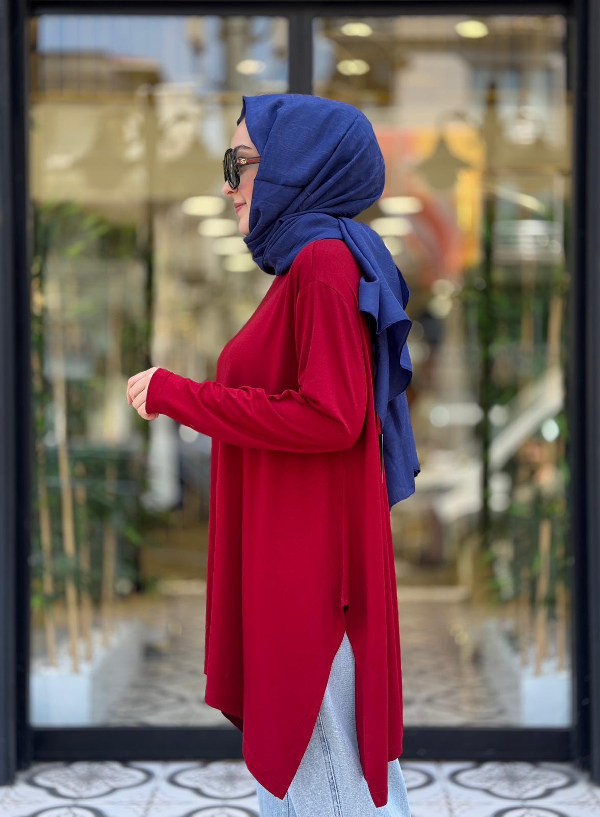 BROADWAY TUNİK - BORDO