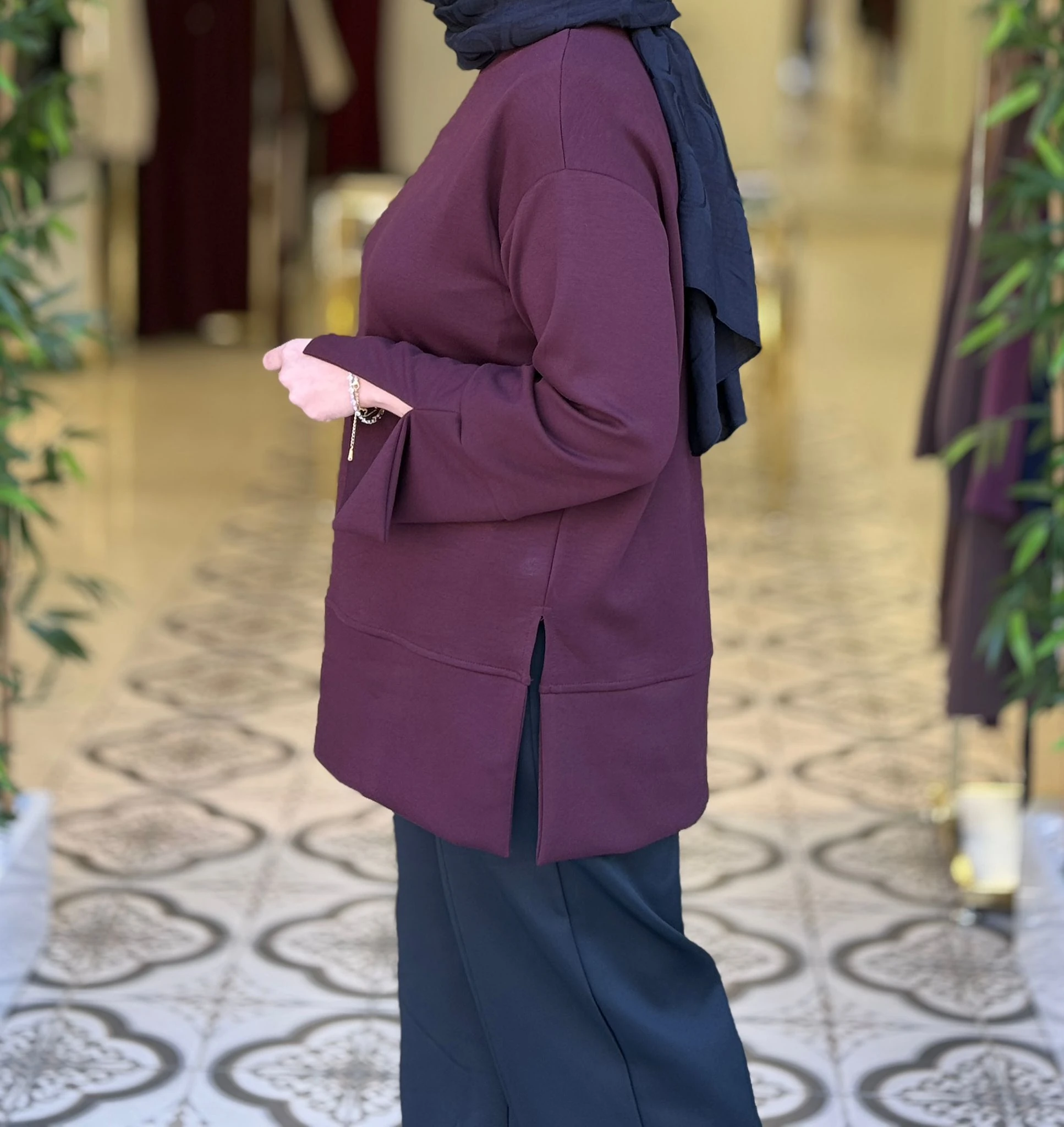 MERAL SWEATSHİRT - BORDO