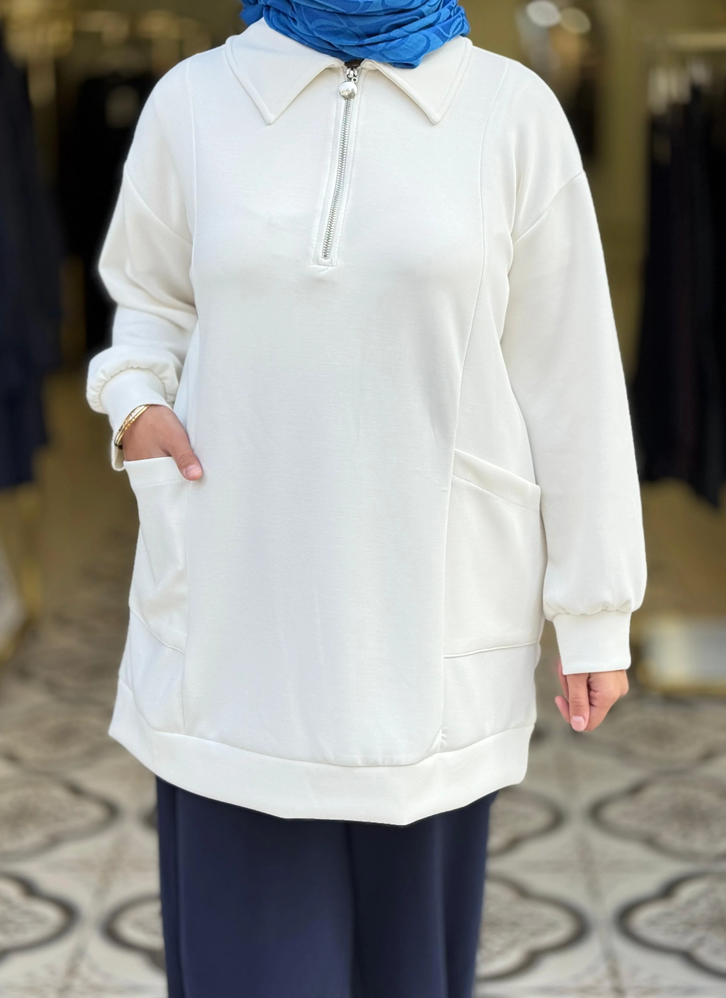 MİSA TUNİK - BEYAZ