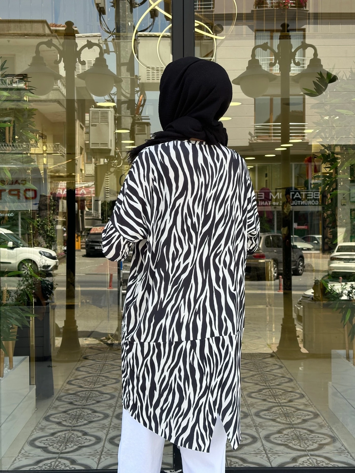 MAKAS  SANDY TUNİK - BEYAZ