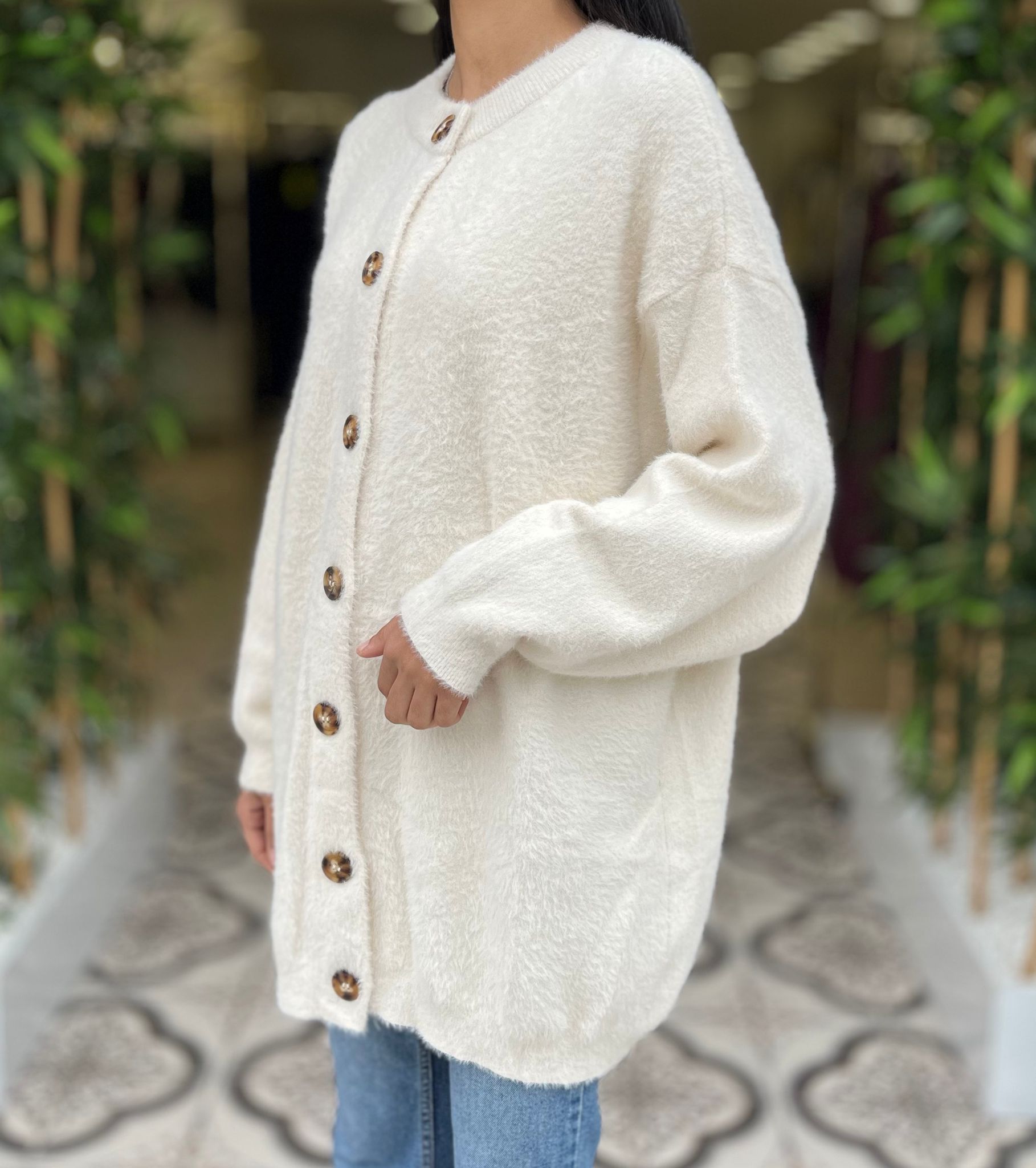 ANGORA DÜĞMELİ HIRKA