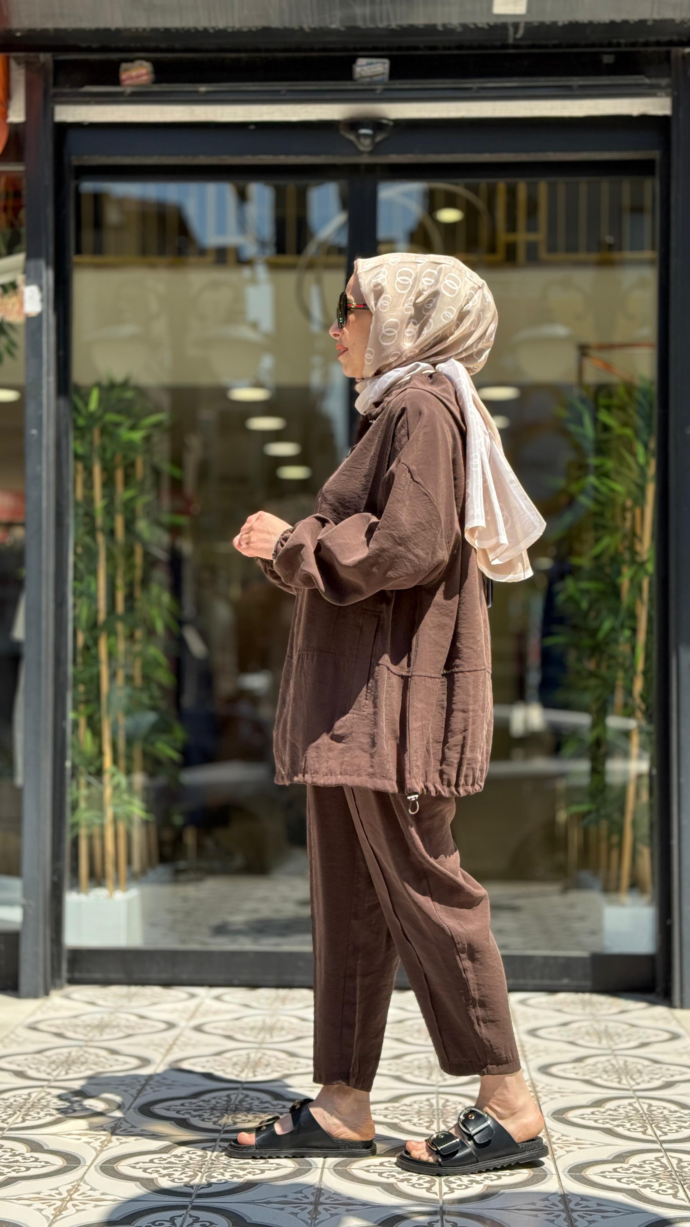 ABANT BOMBER TAKIM - KAHVE