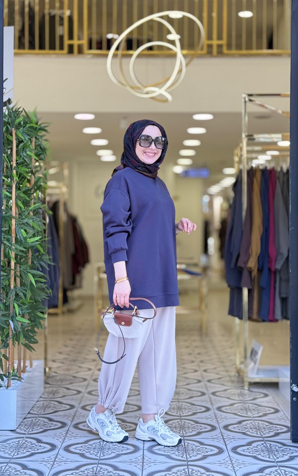 MAJA PARLAK TONATON TSHIRT - ANTRASİT