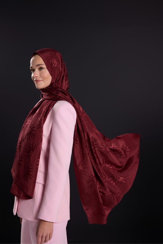 İMANNOOR GÜNEŞ DOĞARKEN ŞAL - BORDO