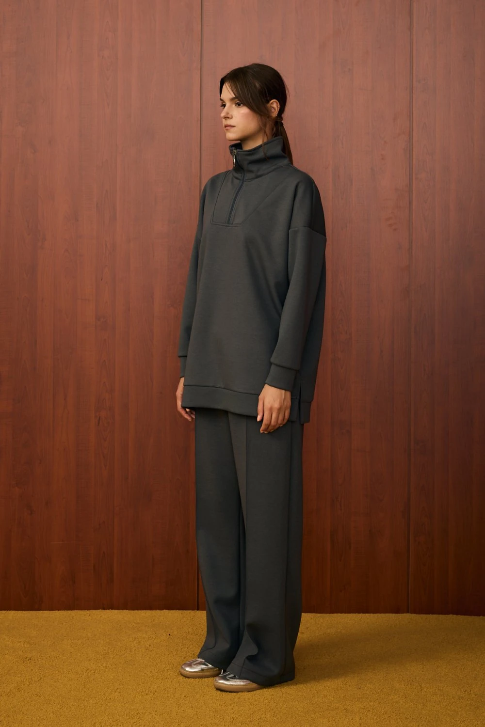 MERWİSH LOLLY BASİC TAKIM - ANTRASİT