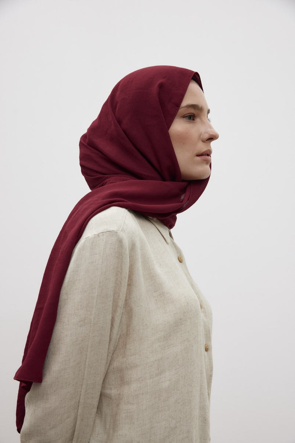 MERWİSH MYSA ŞAL - BORDO
