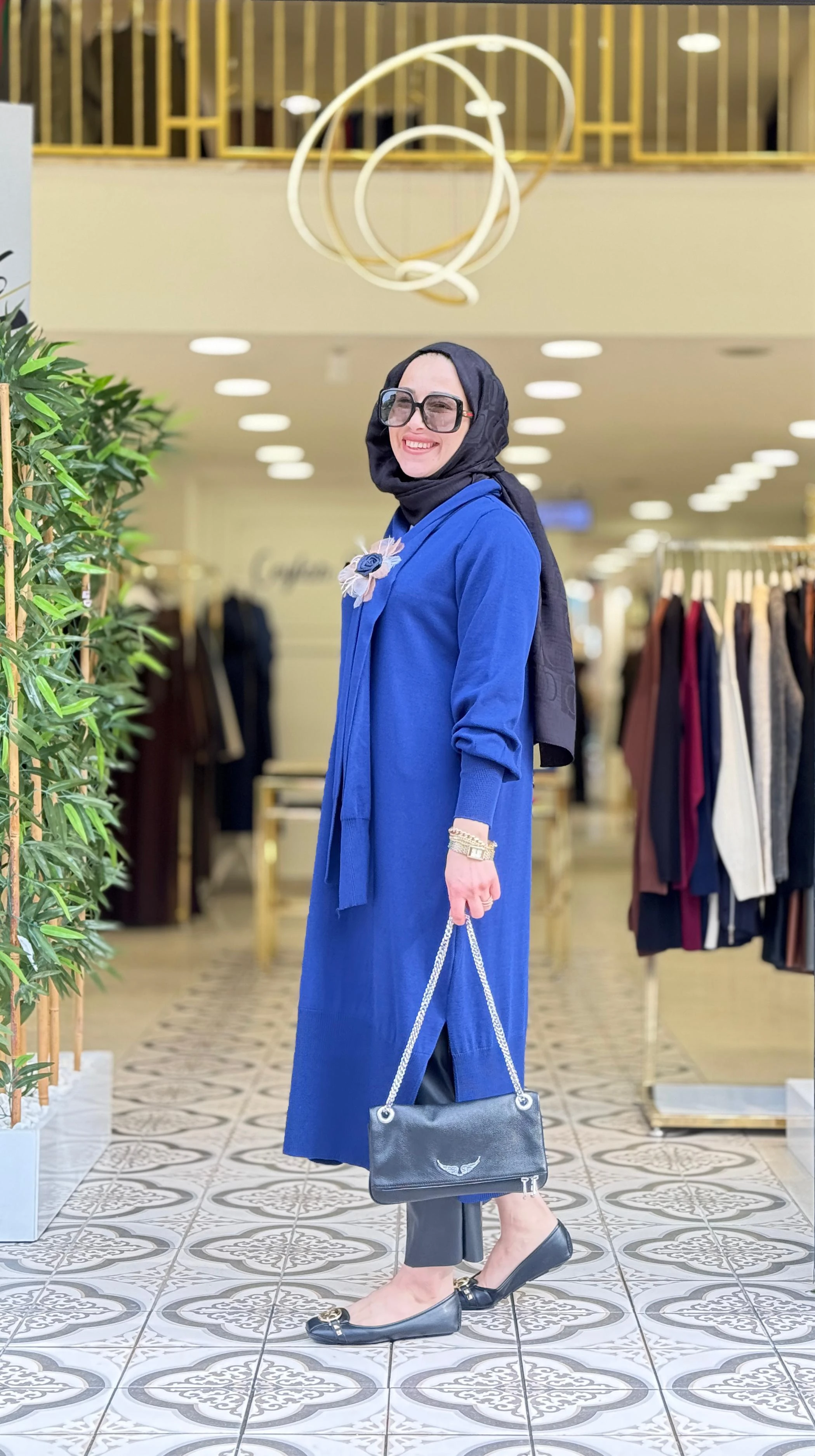 NAZEN GÜL DETAY ELBİSE