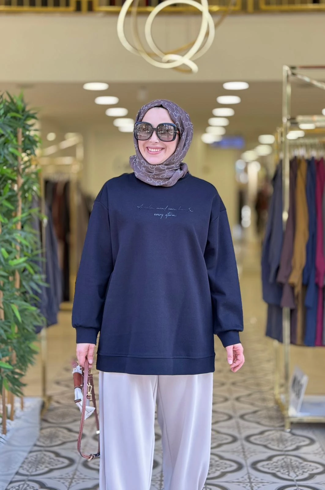 MAJA PARLAK TONATON TSHIRT - SİYAH