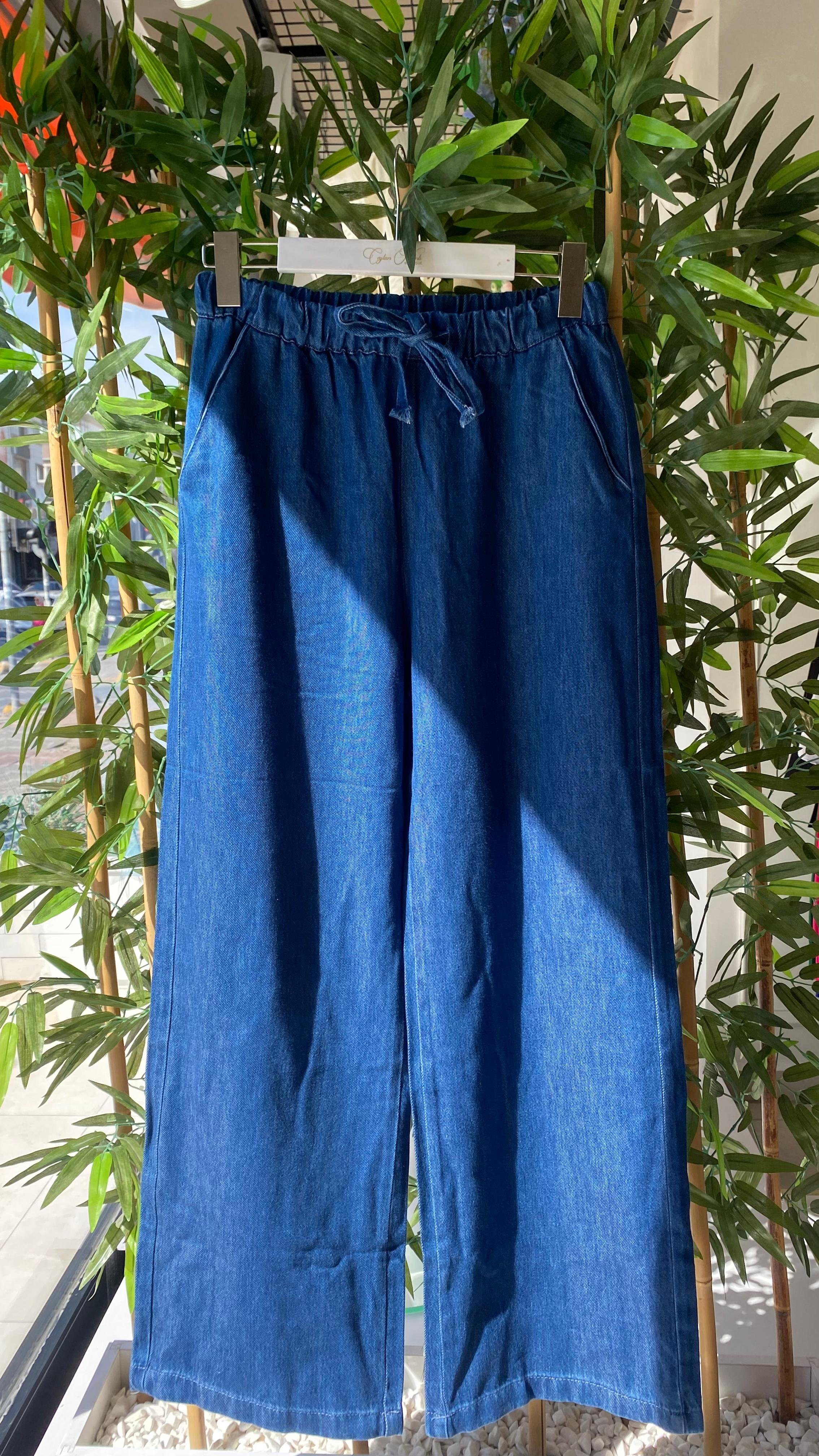 AURA BOL DENİM PANTOLON