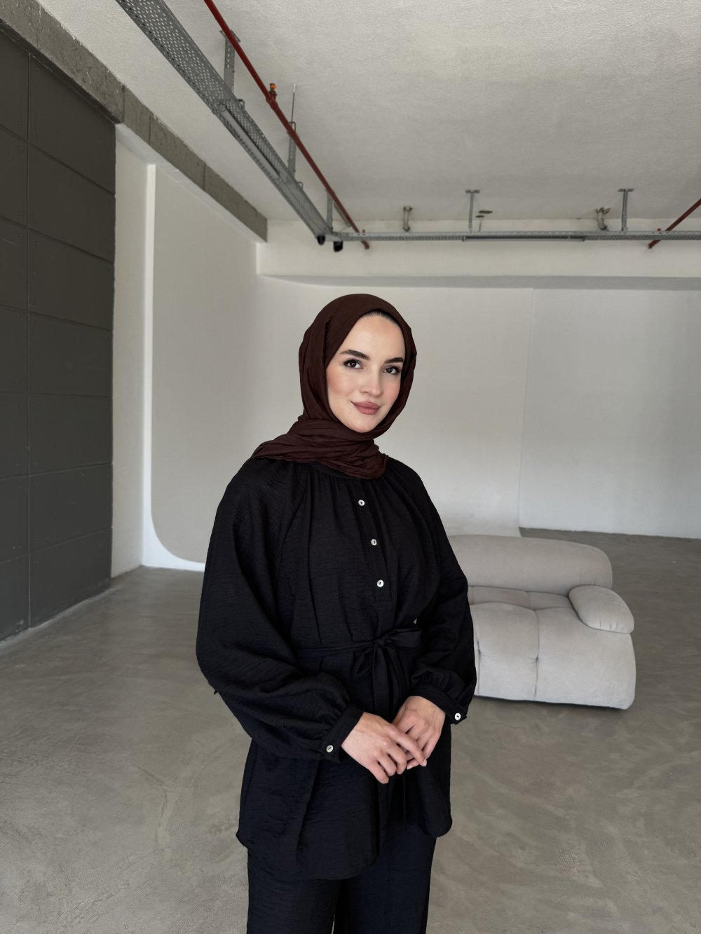 MERWİSH SARDUNYA TAKIM - SİYAH