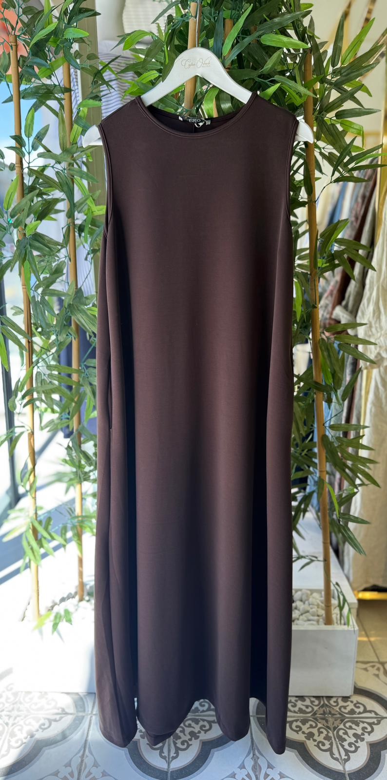 OYSHO DUHA ELBİSE - KAHVE