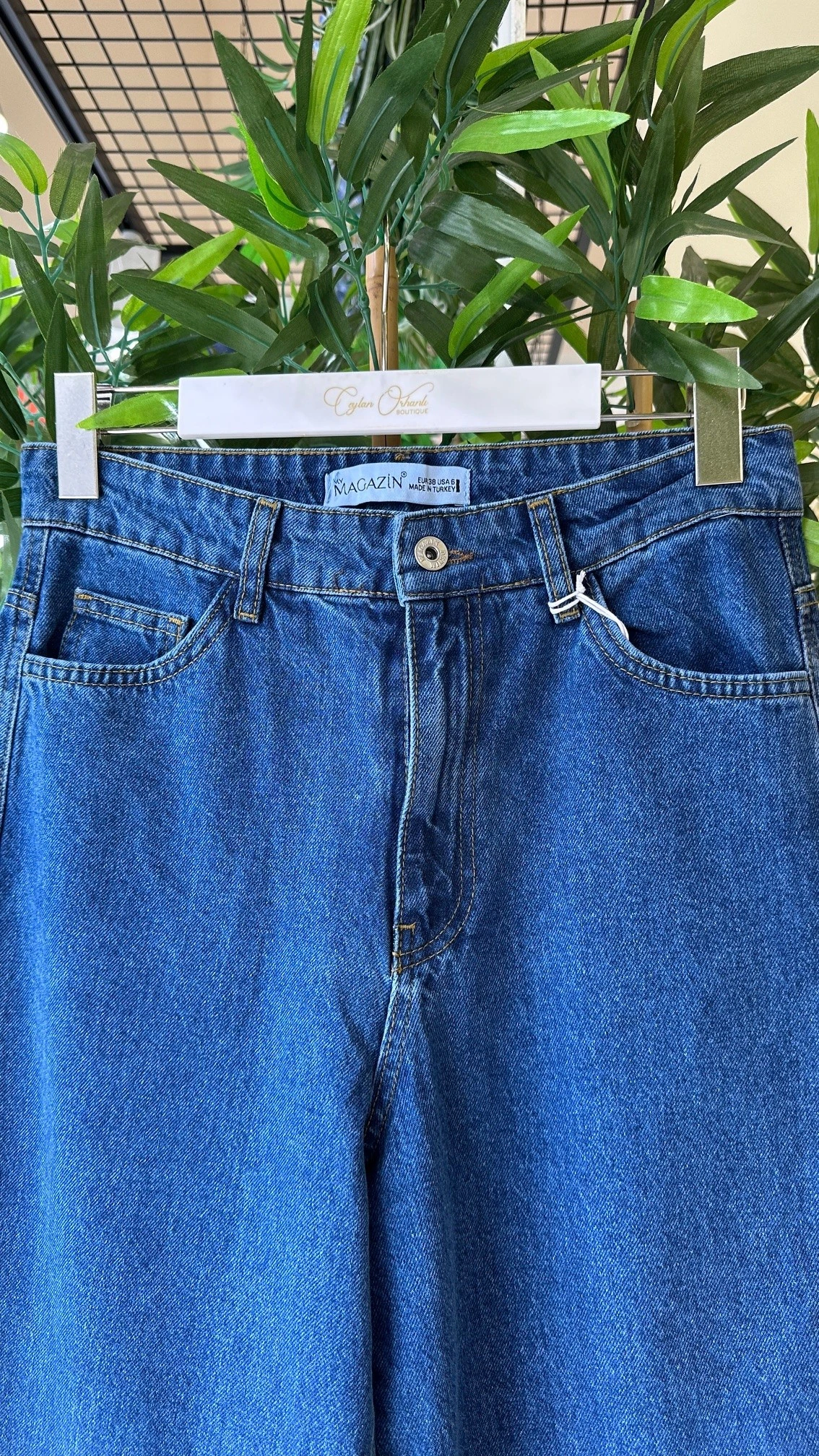 BOYFRİEND GENİŞ KOT PANTOLON