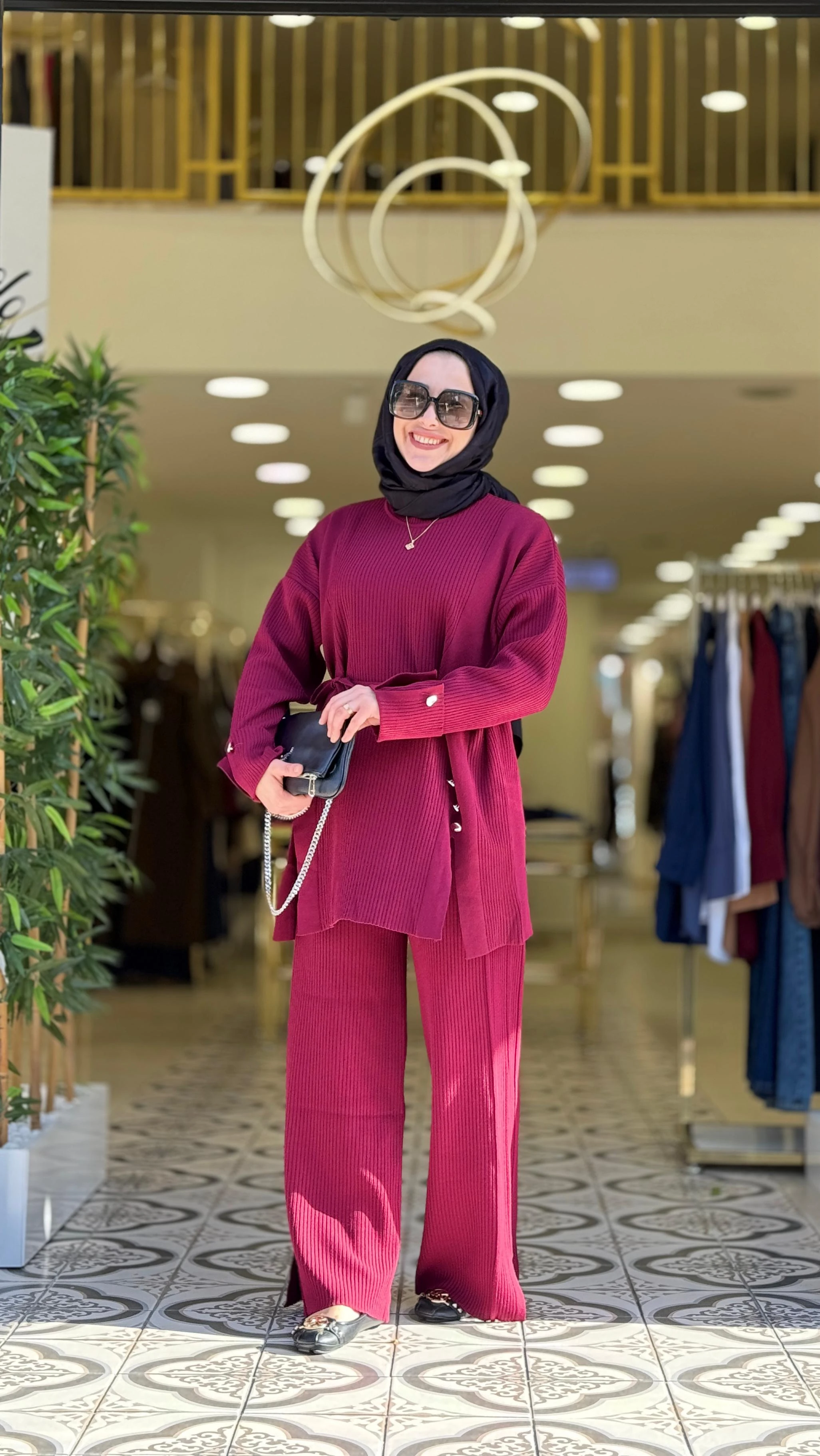 ZÜLAL TRİKO TAKIM - BORDO