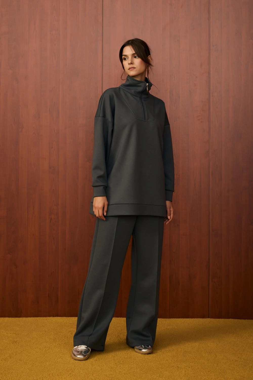 MERWİSH LOLLY BASİC TAKIM - ANTRASİT