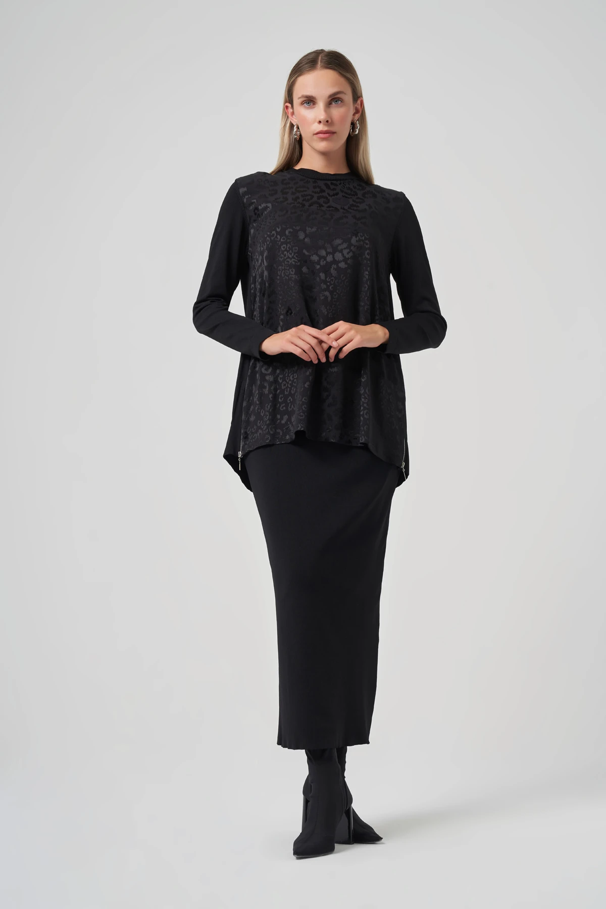 NUSS RABATA MERSERİZE TUNİK