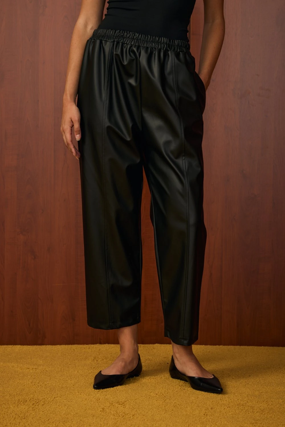 MERWİSH DERİ PANTOLON