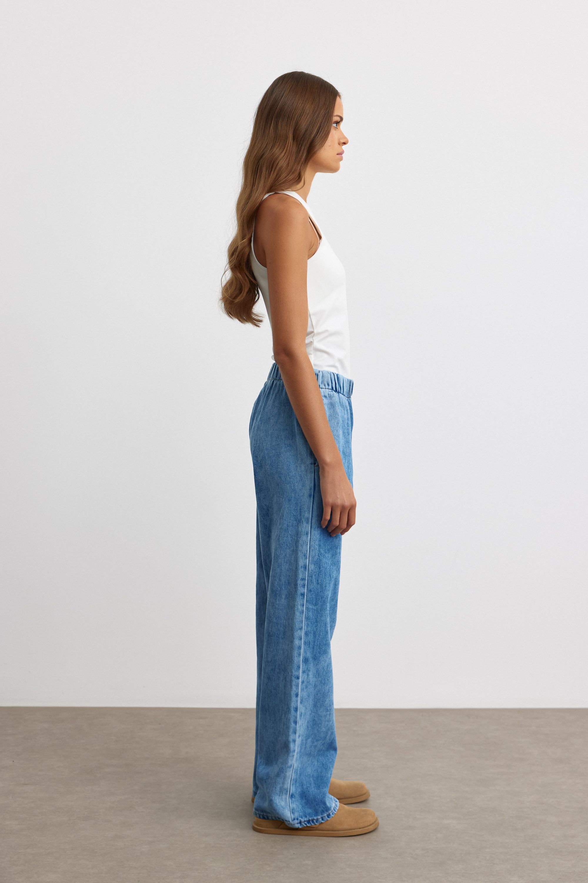 PLAZZO NEW DENİM PANTOLON