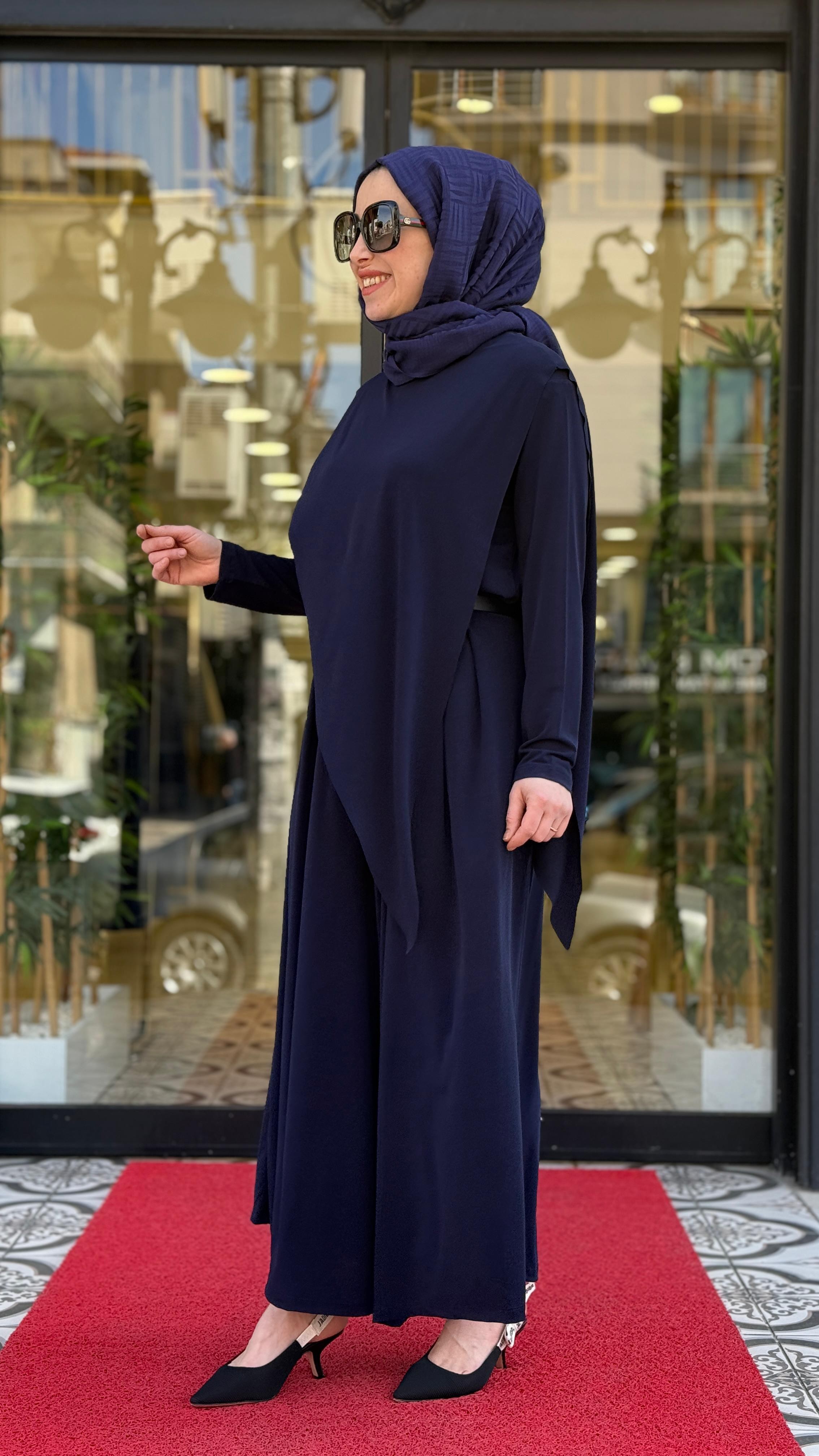 MERWİSH DOHA TAKIM - LACİVERT