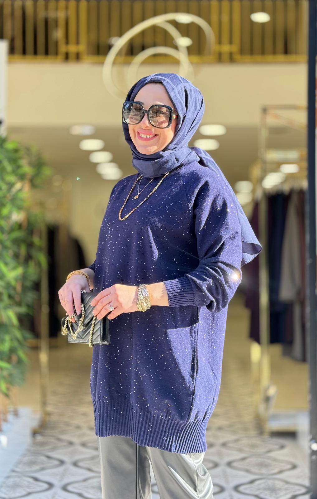 MİST TRİKO TUNİK - LACİVERT