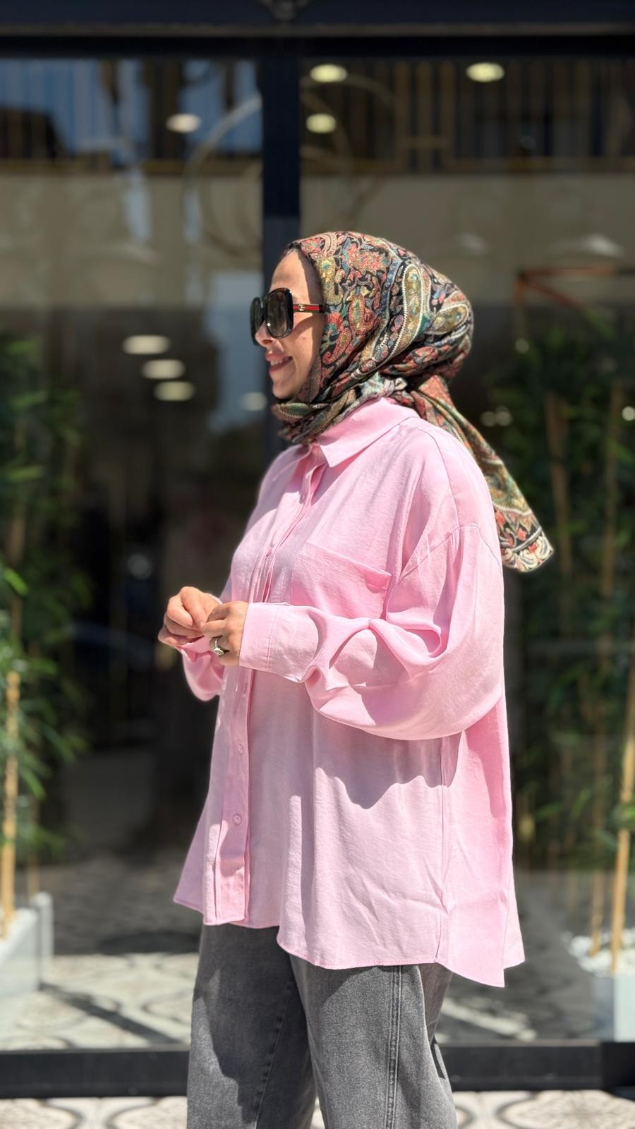 İVA GÖMLEK - PEMBE