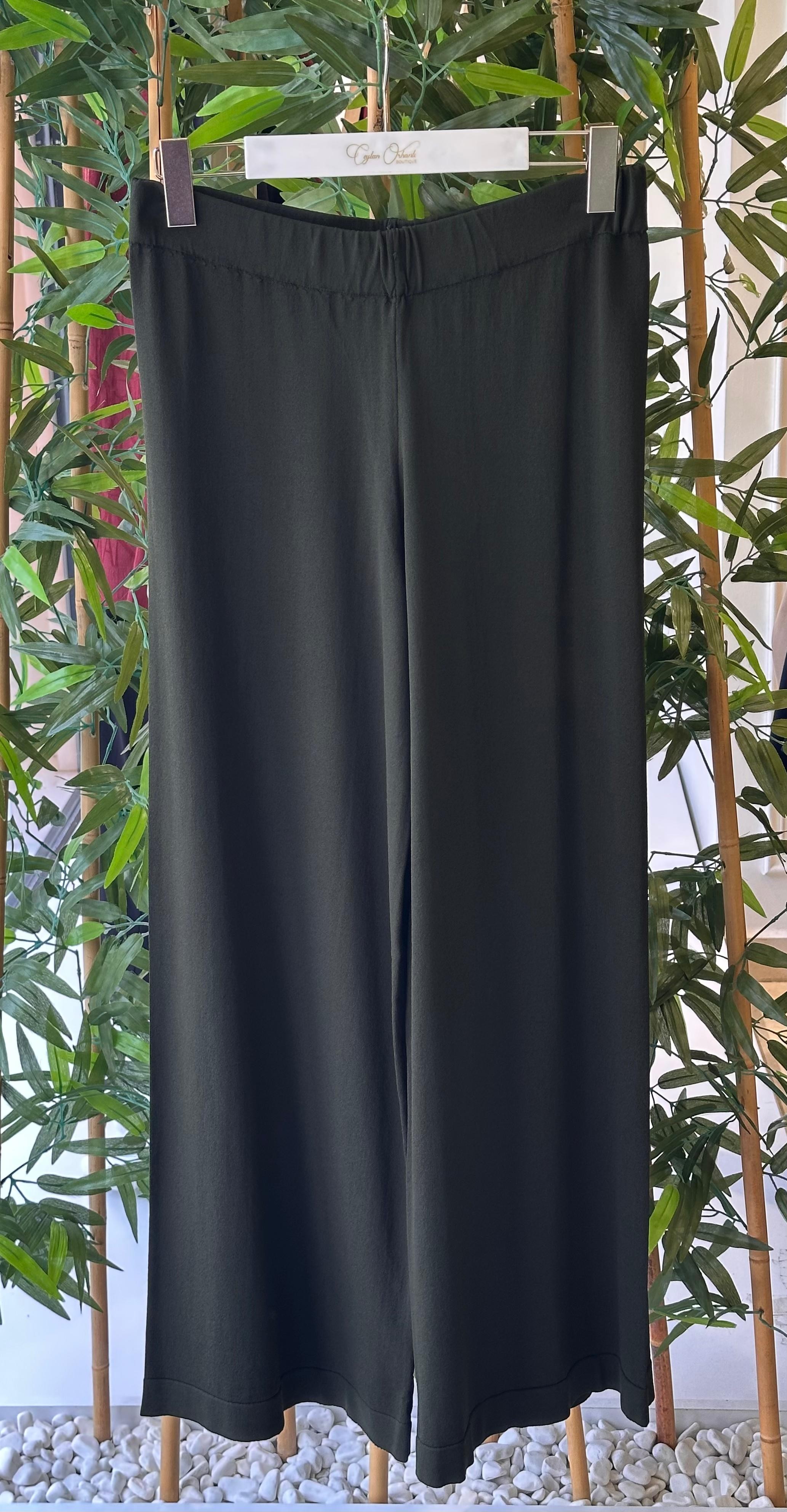 MERSERİZE PANTOLON - HAKİ