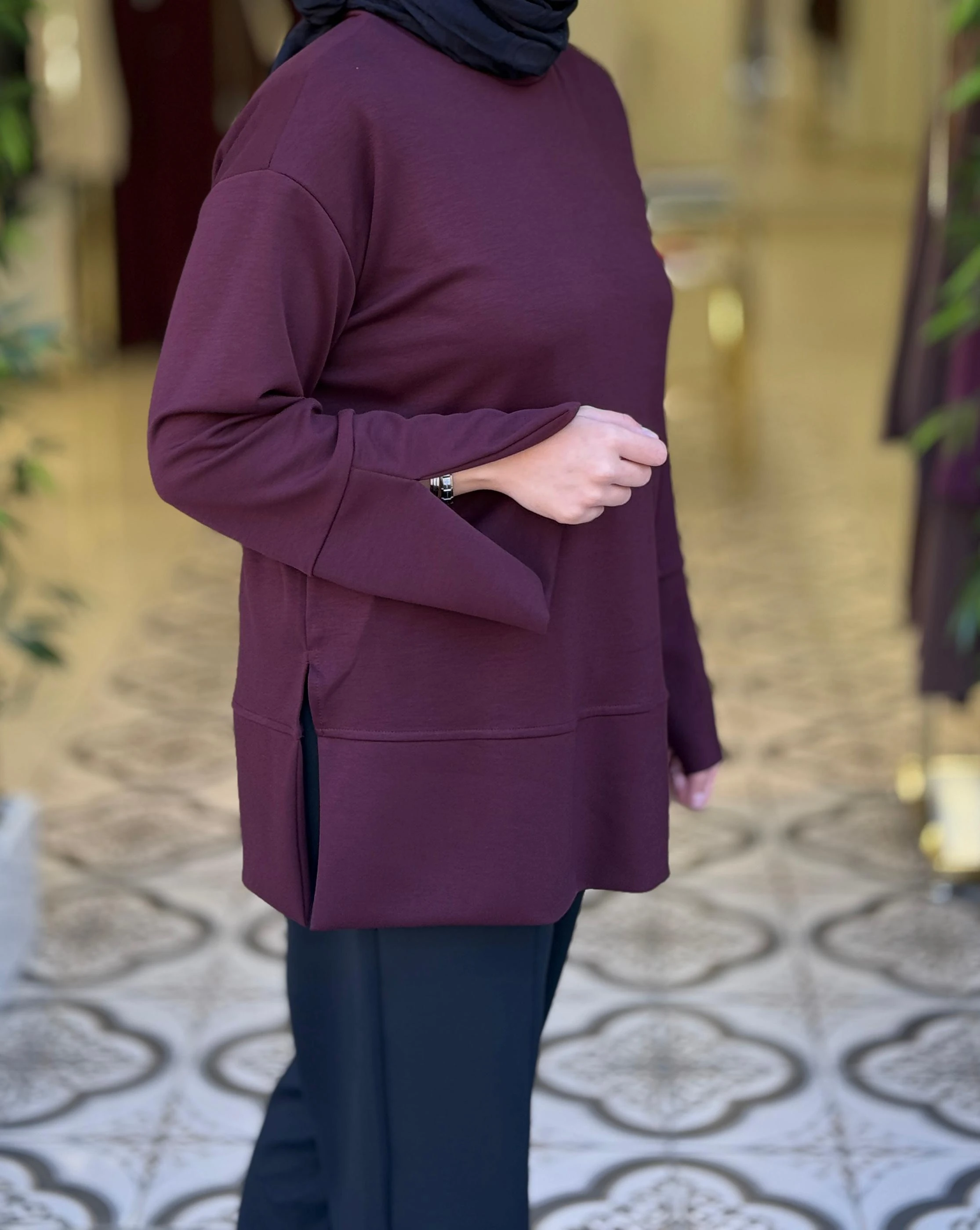 MERAL SWEATSHİRT - BORDO