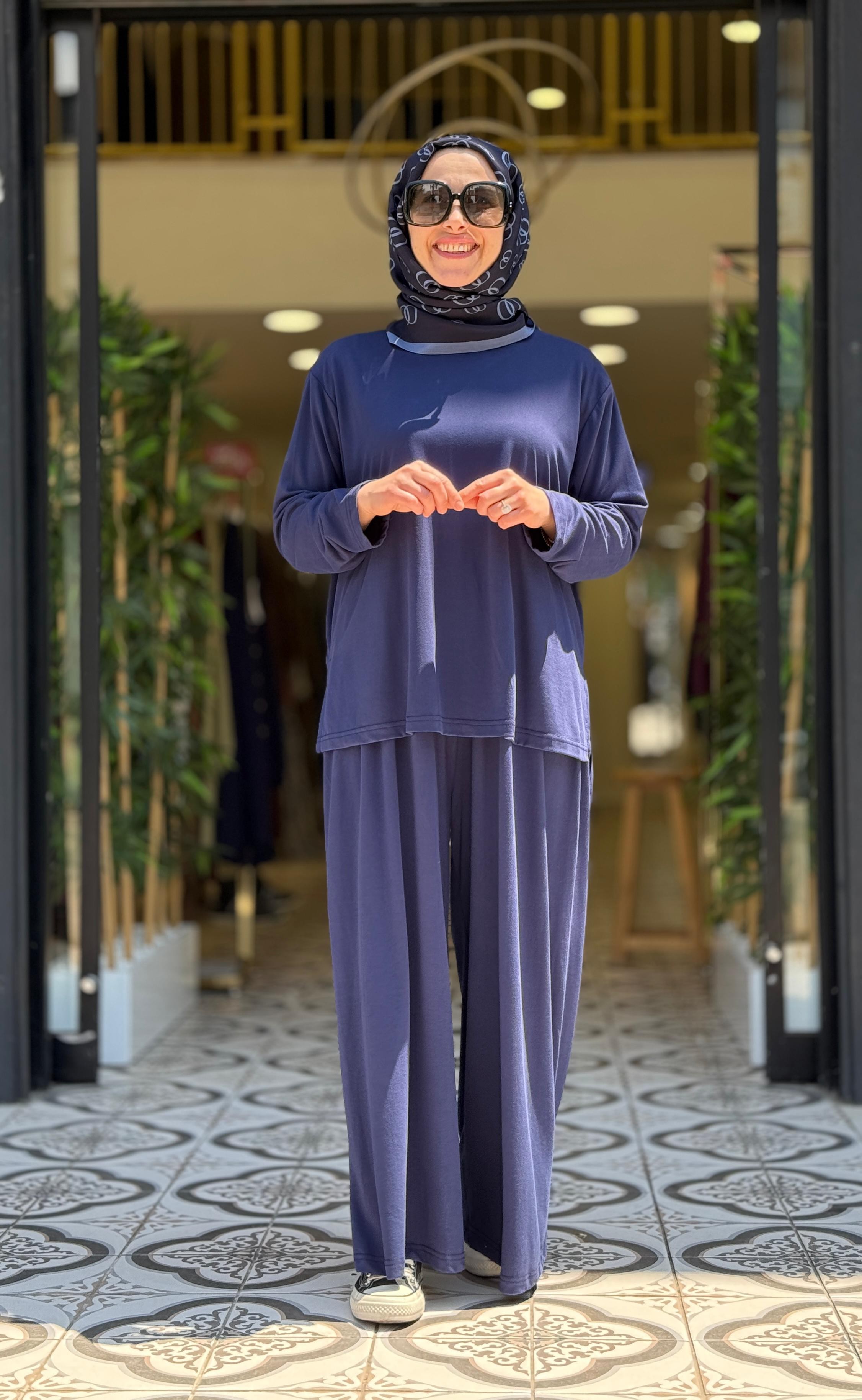 PIRILTI TAKIM - LACİVERT