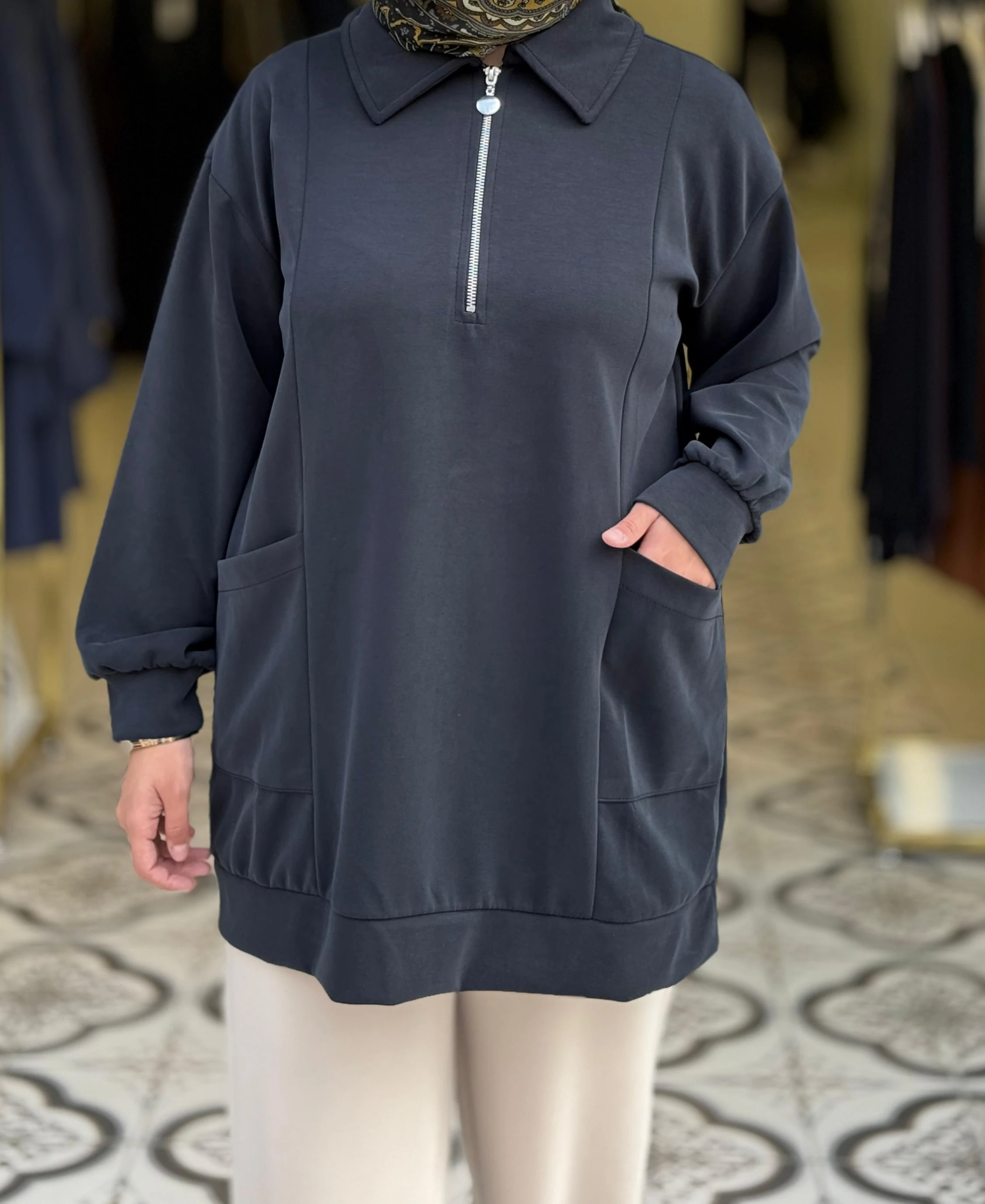 MİSA TUNİK - SİYAH