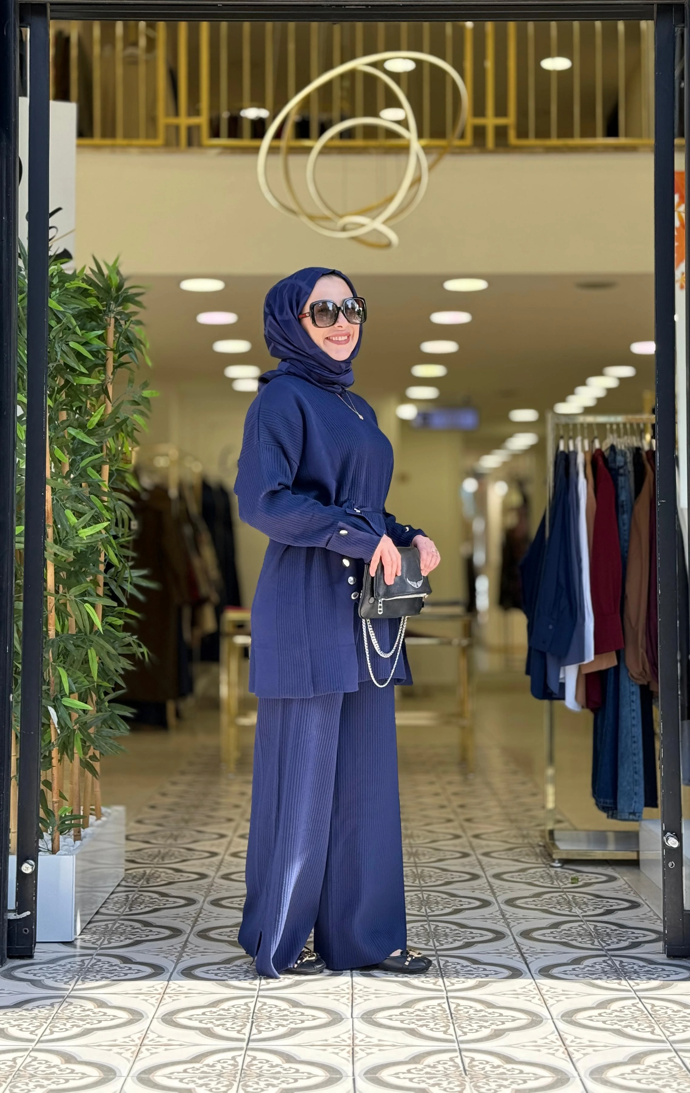 ZÜLAL TRİKO TAKIM - LACİVERT