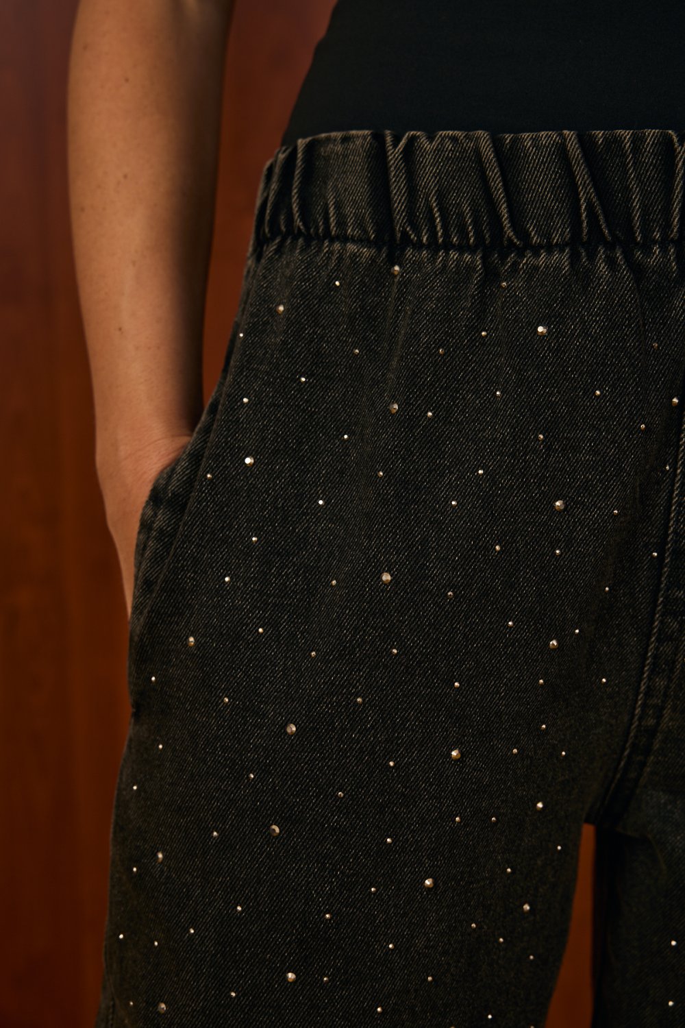 MERWİSH PALAZZO TAŞLI DENİM