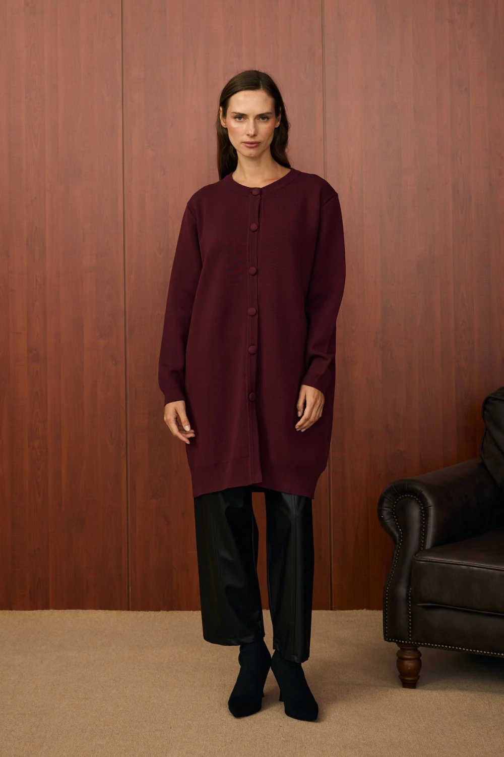 MERWİSH BOMBER HIRKA - BORDO