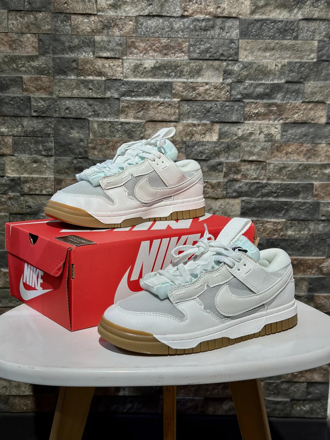 Air Dunk Jumbo White (İTHAL ÜRÜN)