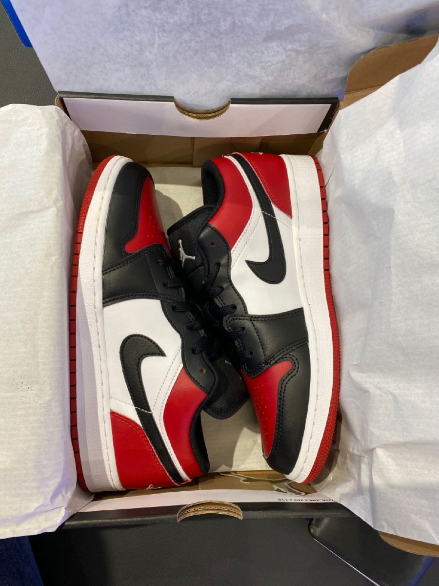 Jordan 1 Low Black Toe