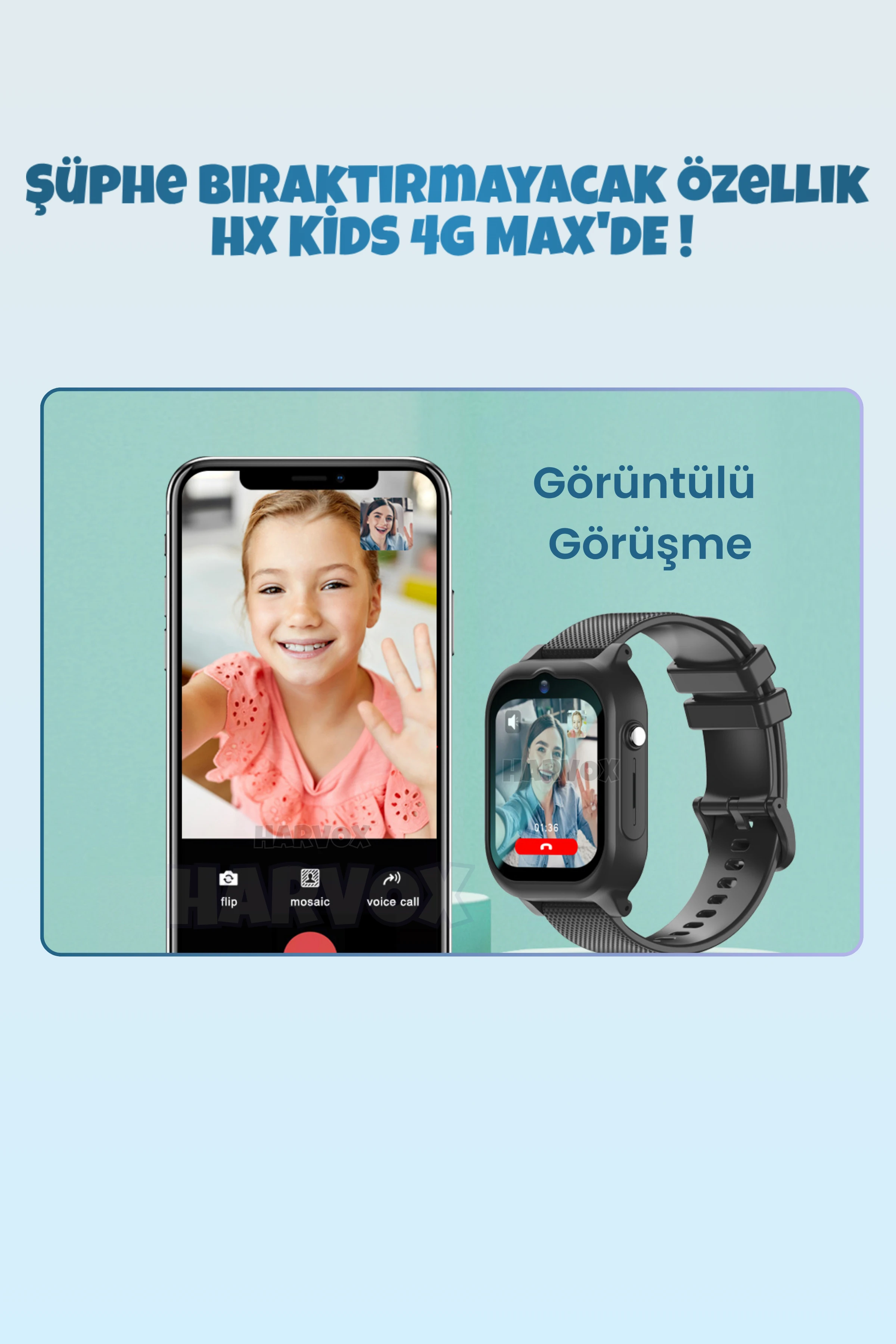 HX Kids 4G Max Akıllı Çocuk Saati