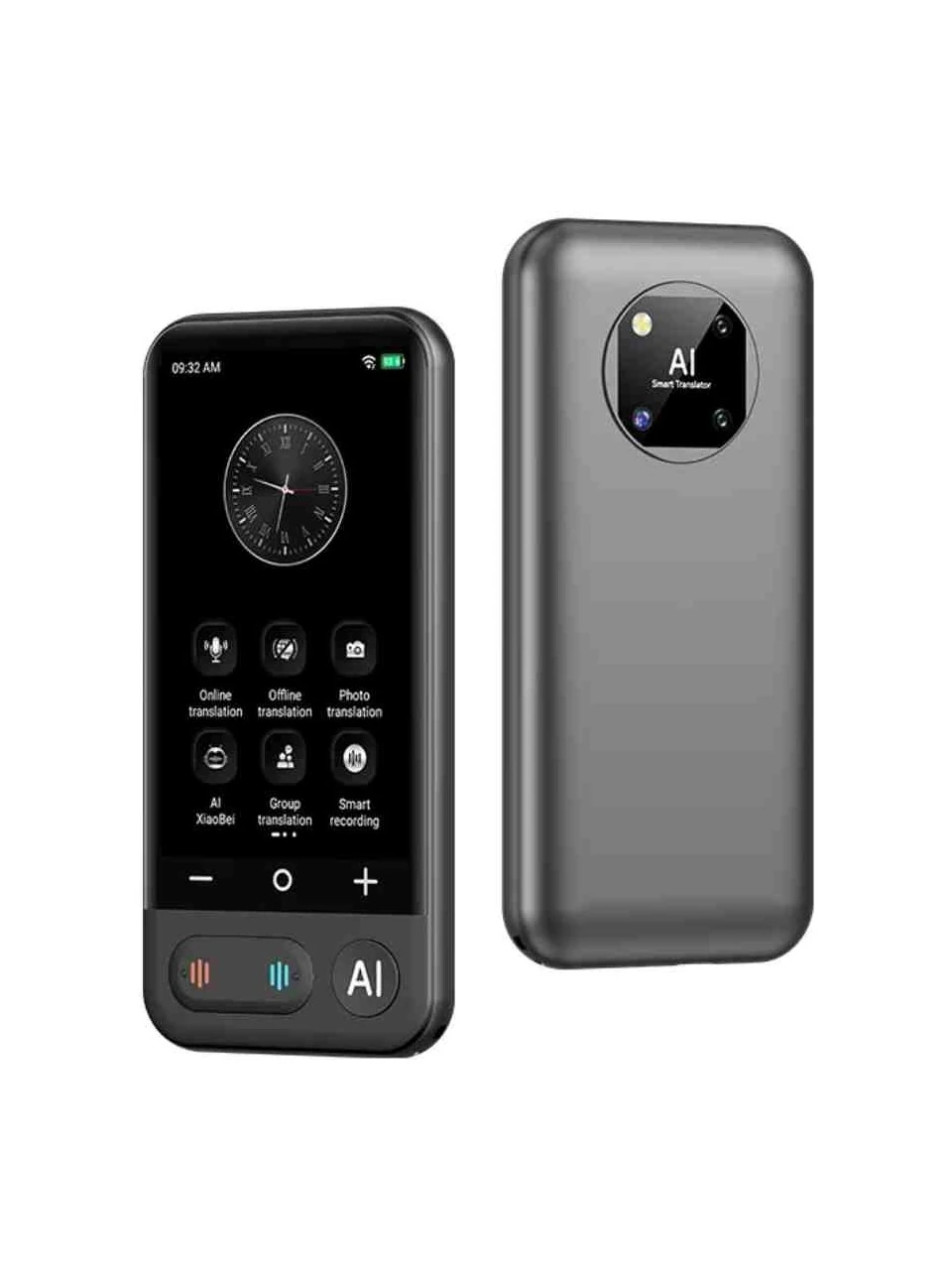 Taşınabilir Akıllı Sesli Çevirmen – 139 Dil Destekli Dokunmatik Ekranlı Anında Tercüme Cihazı