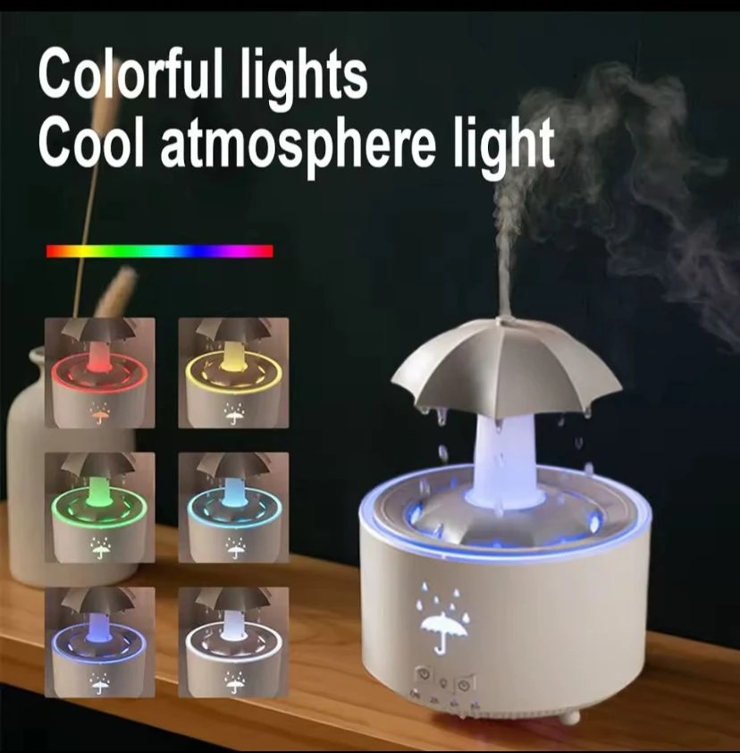 Şemsiye Tasarımlı RGB Işıklı Aroma Difüzör 