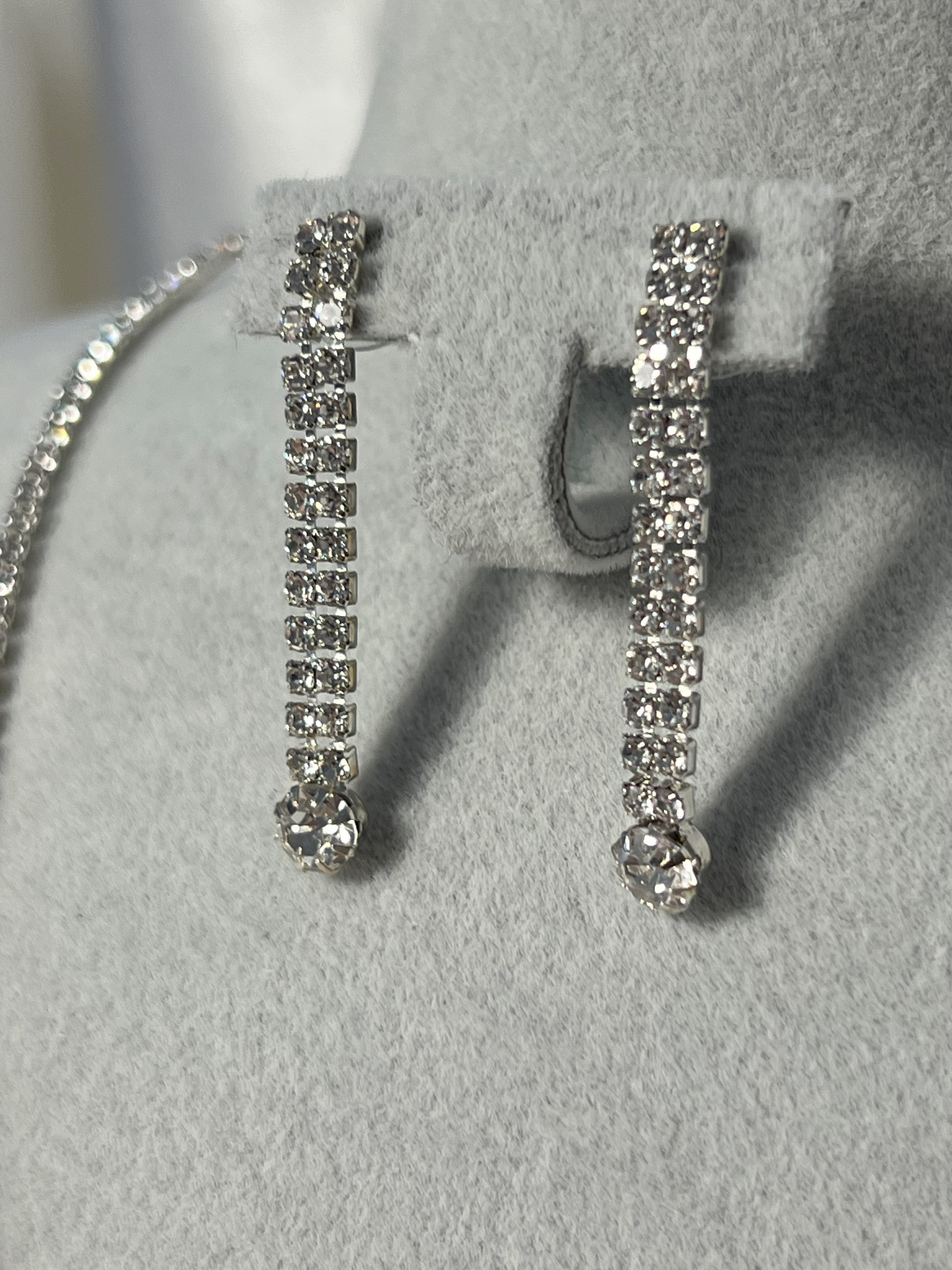 ZİRKON KOLYE KÜPE SET