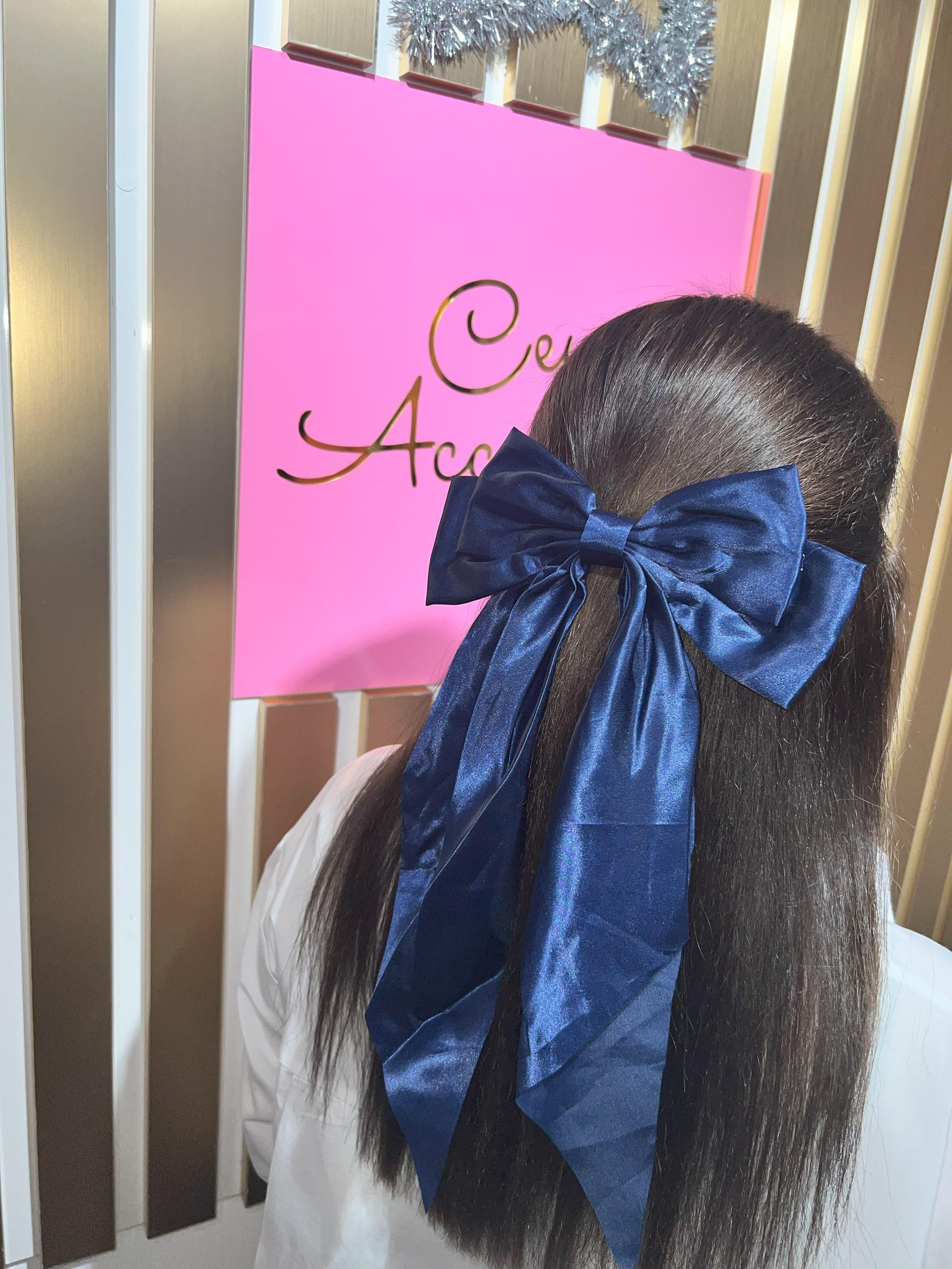 SATEN FİYONK KURDELE TOKA - LACİVERT