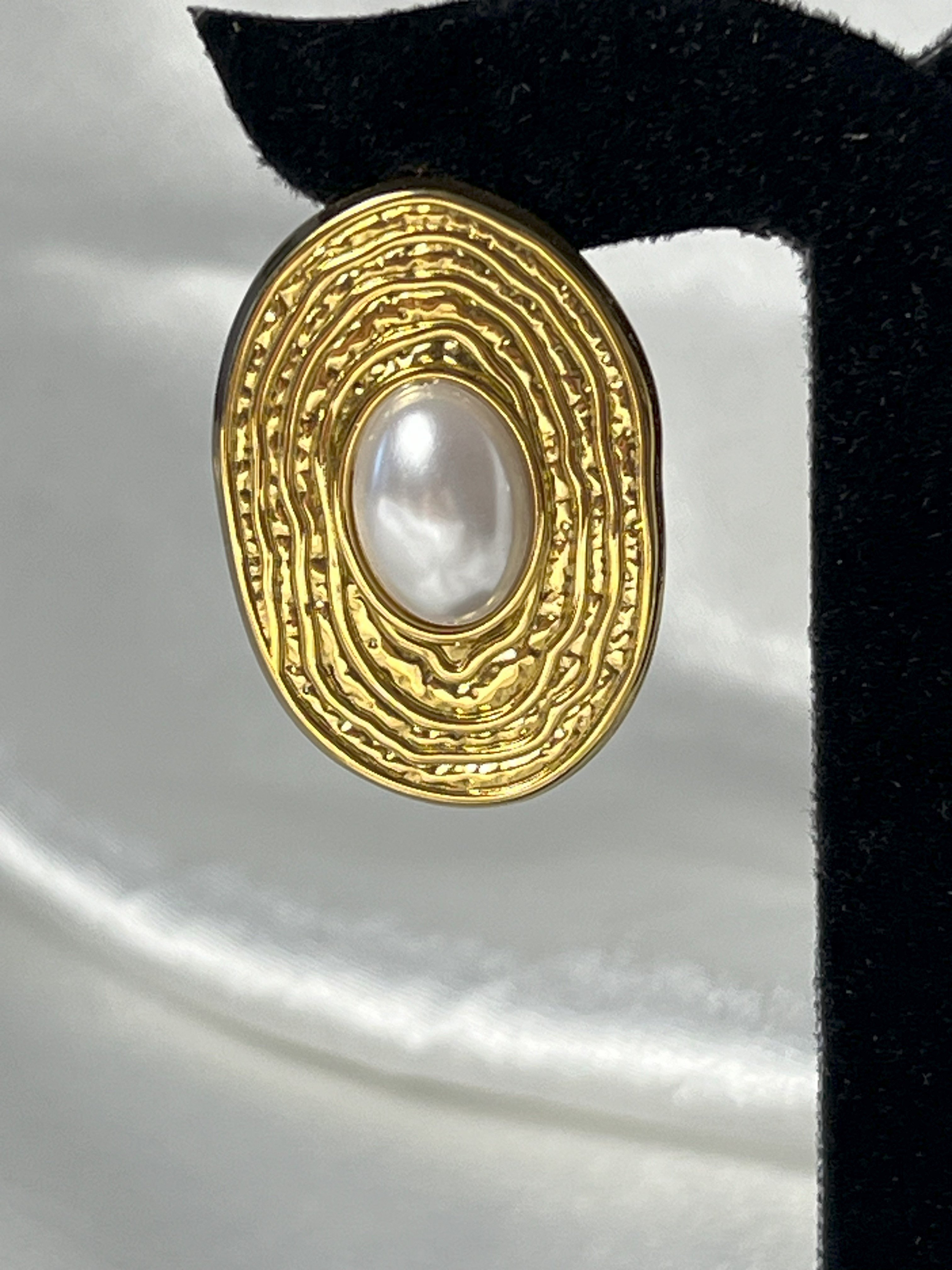 İNCİ DETAY VINTAGE KÜPE
