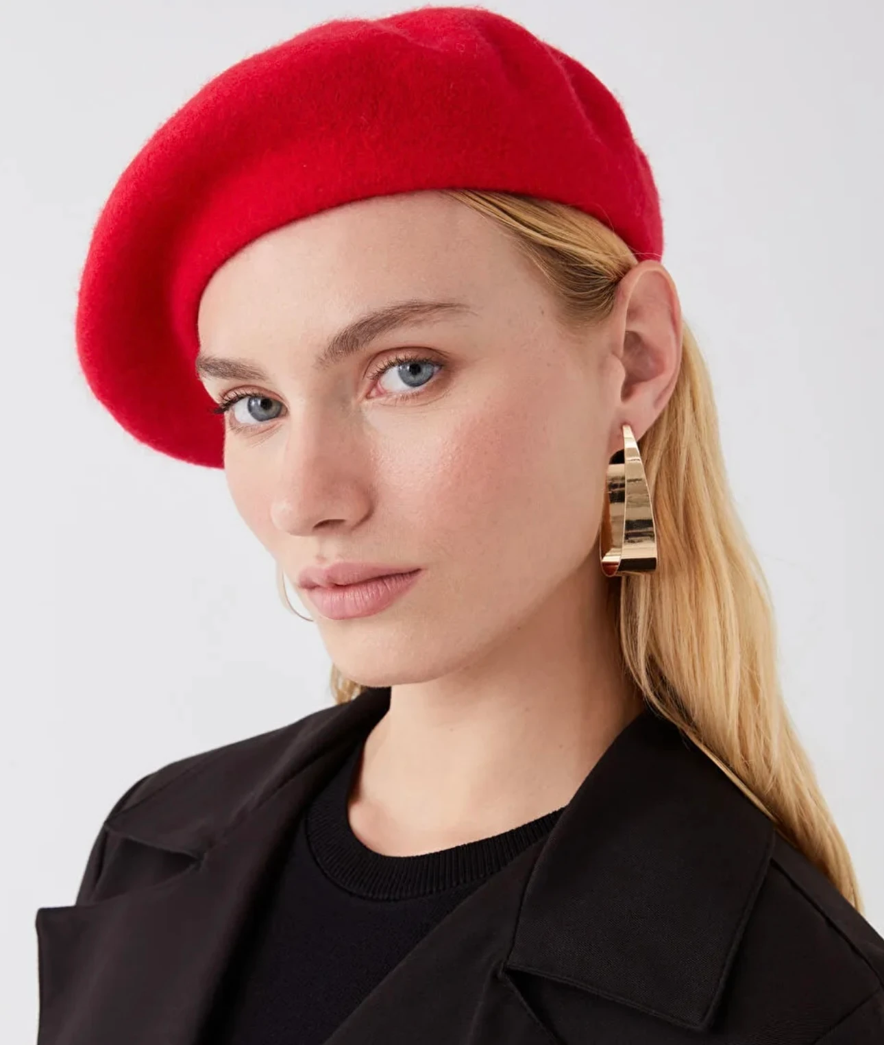 Kırmızı Yün Ressam Bere