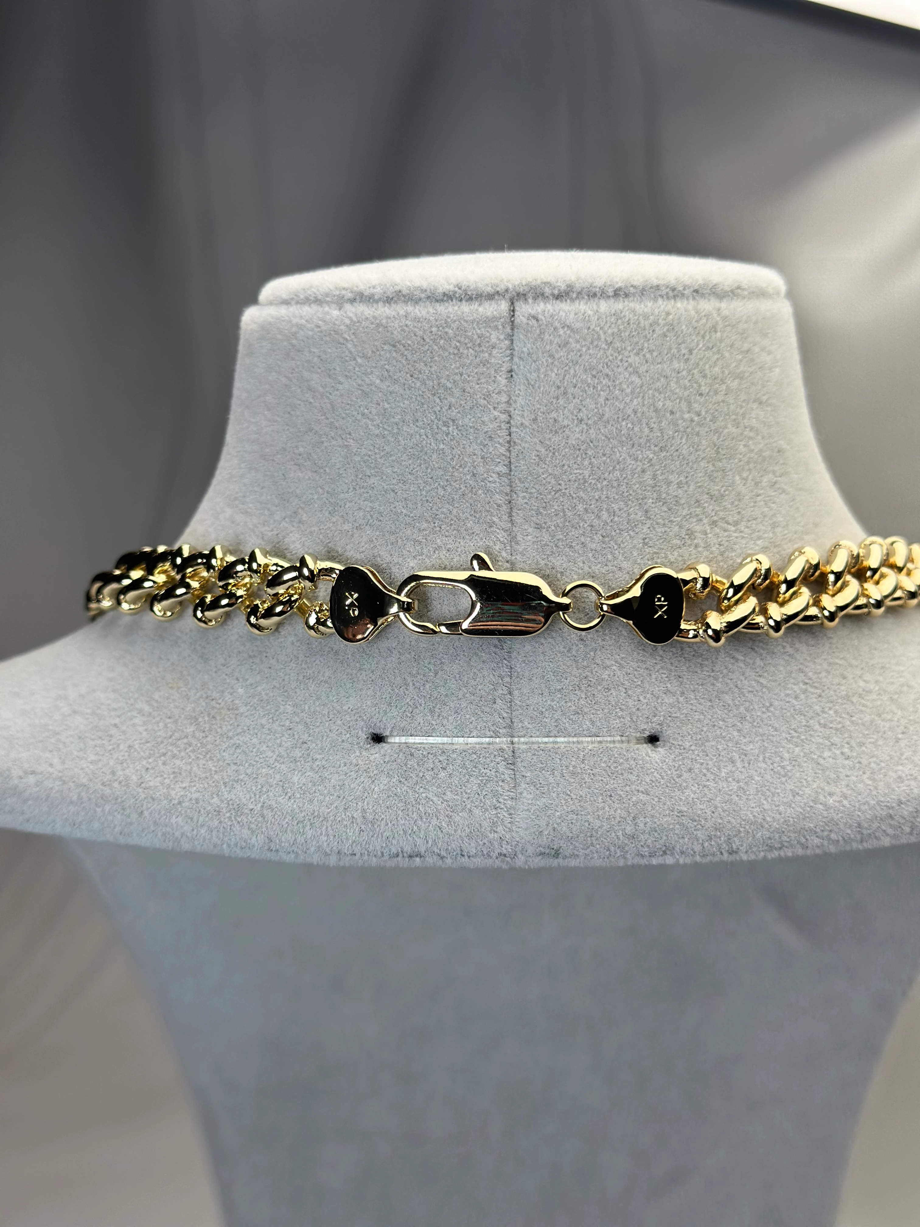 Xuping 14k Kalın Zincir Kolye 47cm