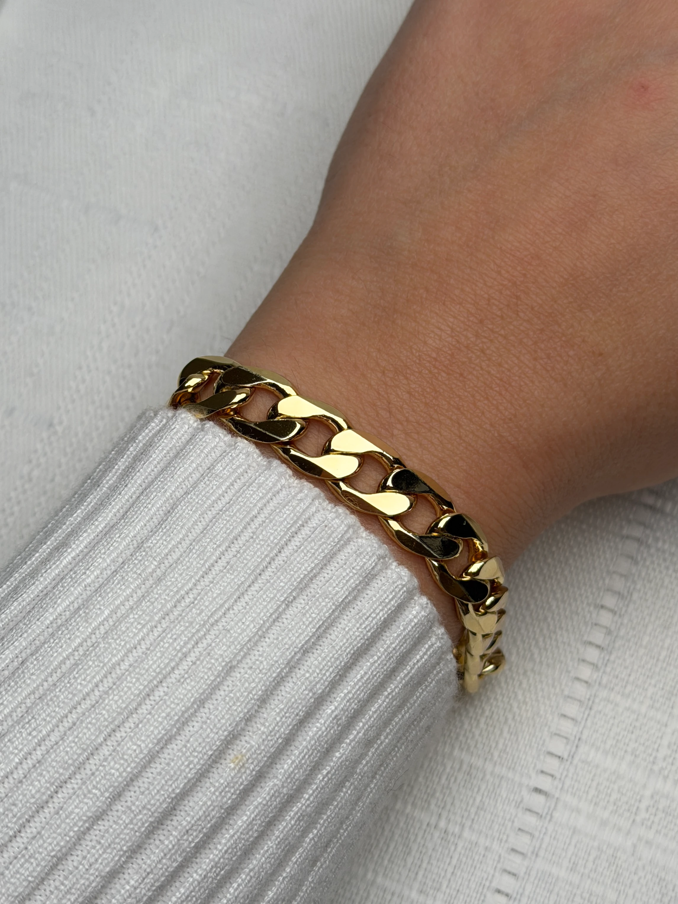 Xuping 14k Kalın Zincir Bileklik