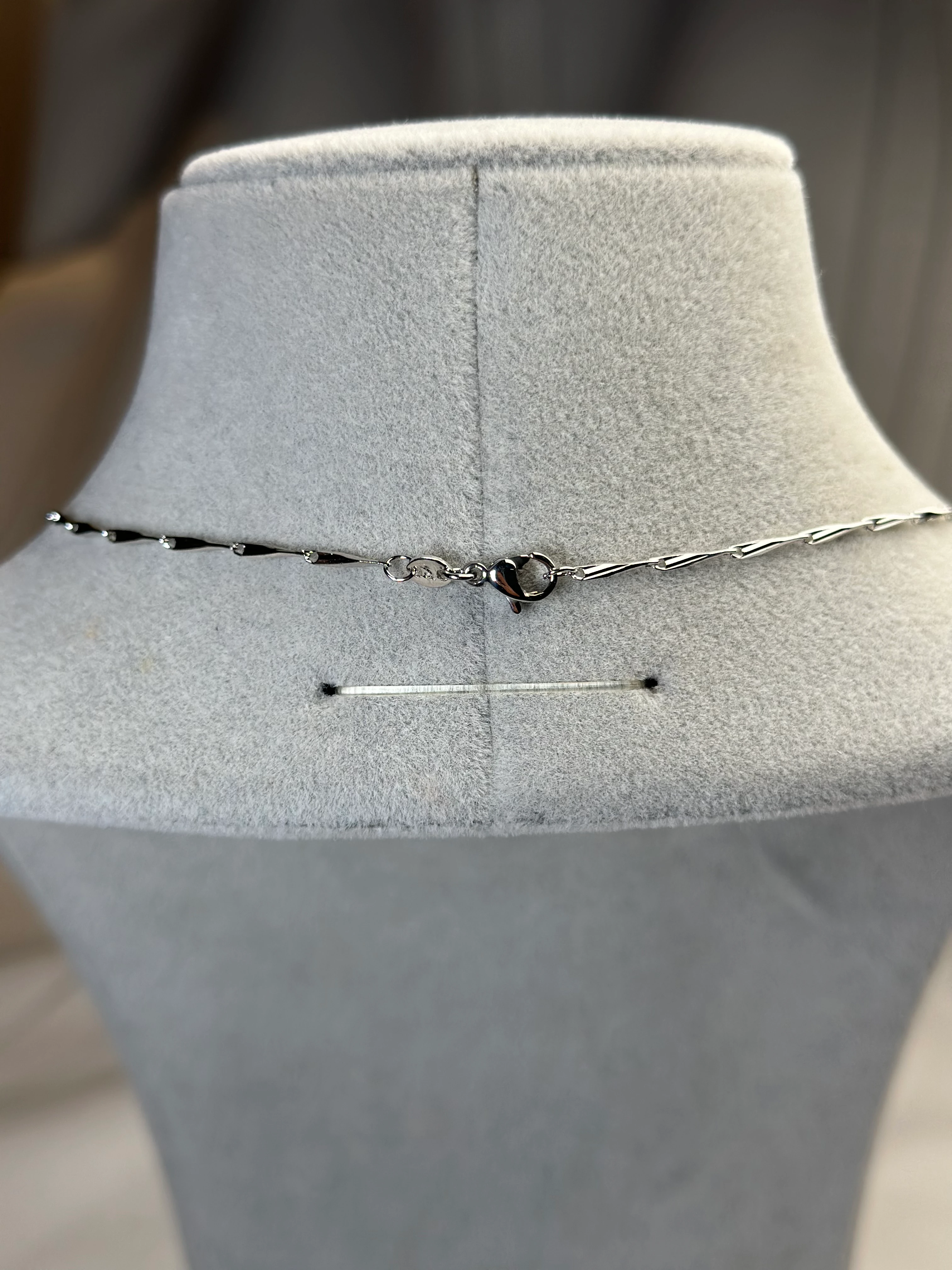 Xuping Gümüş Renk Çubuk Kolye