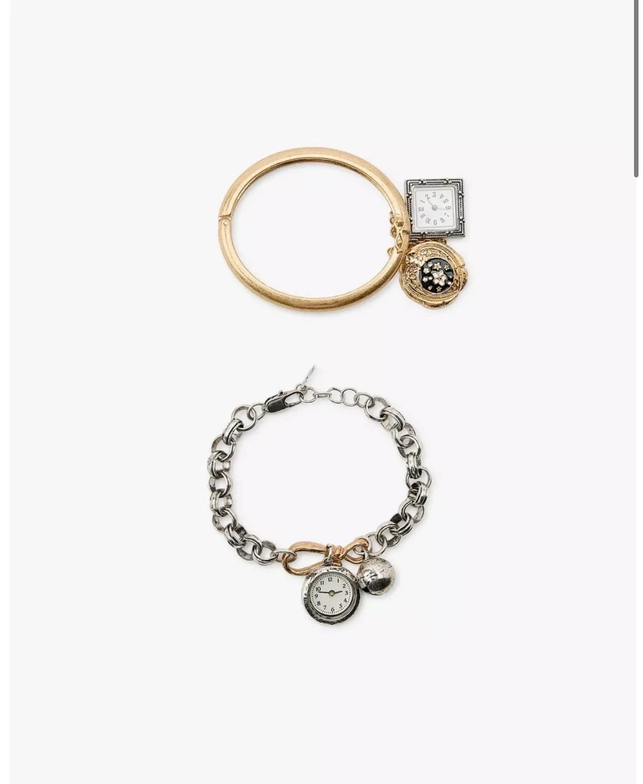 Marka Model Çift Renk İkili Saat Bileklik