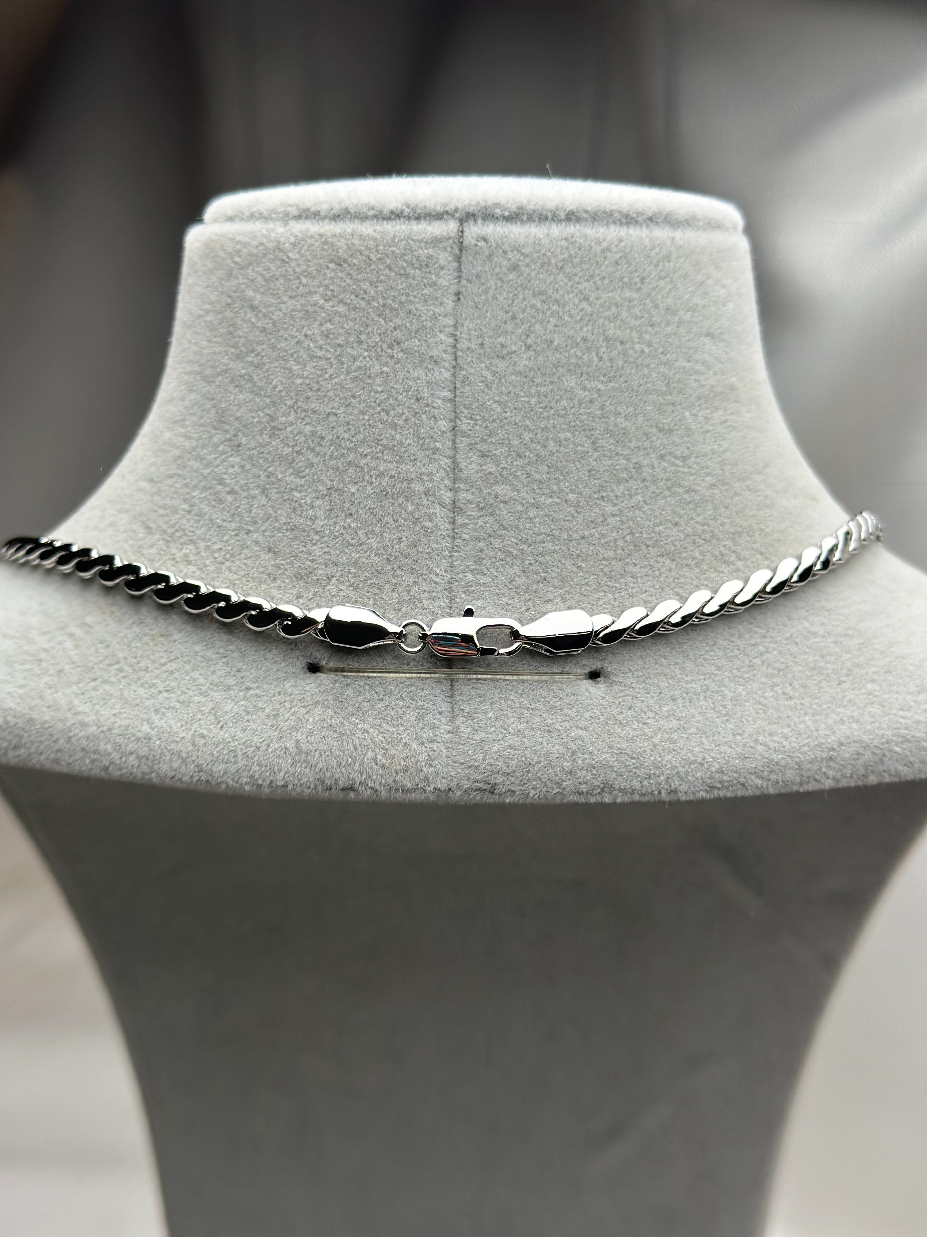 Xuping Gümüş Renk S Kolye 50cm 