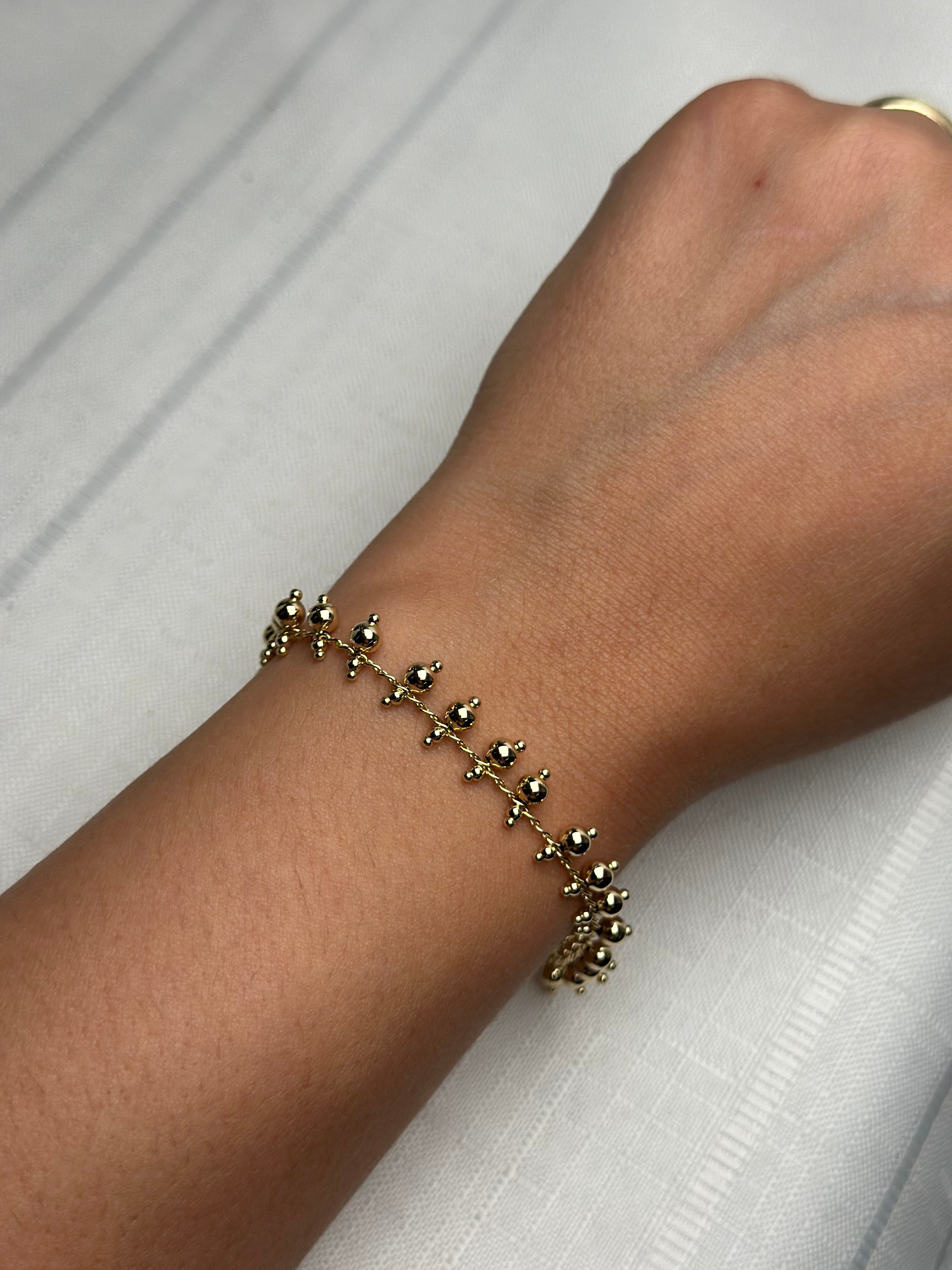 Xuping 14k Top Boncuk Bileklik